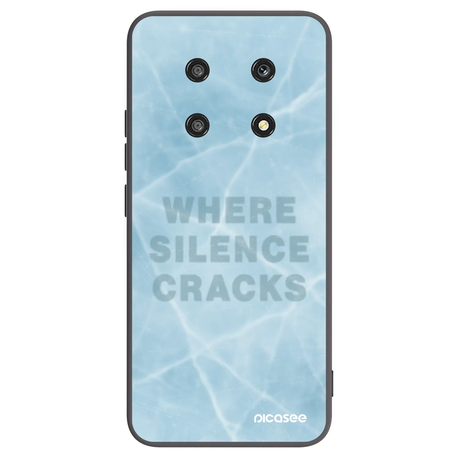 Picasee Honor Magic4 Lite 5G Hülle - Schwarzes Silikon - SILENCE