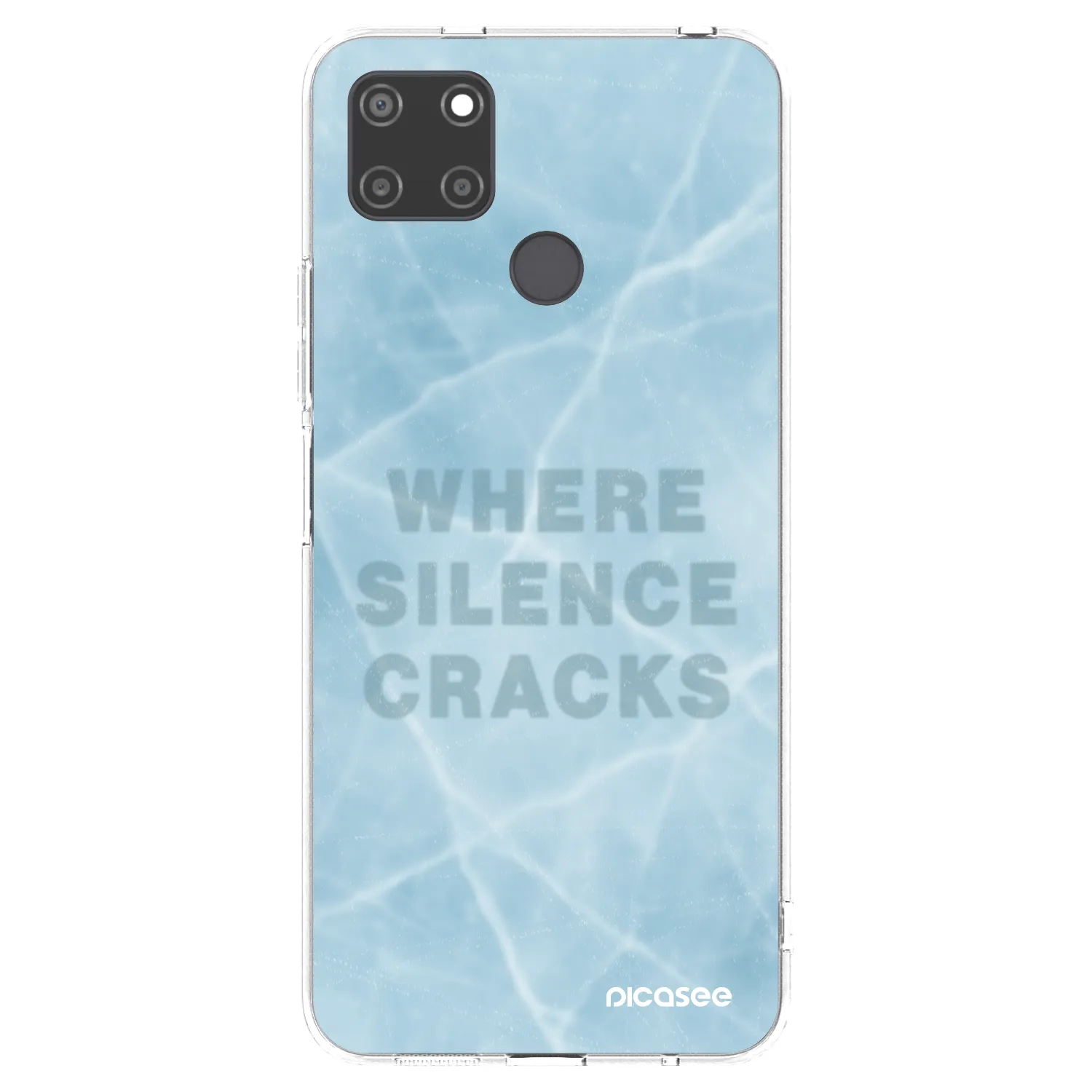 Picasee Realme C21Y Hülle - Transparentes Silikon - SILENCE
