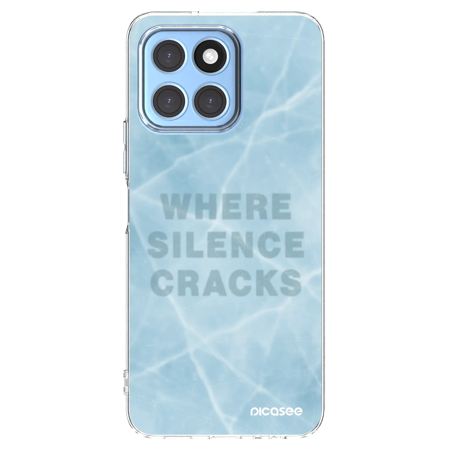 Picasee Honor X8 5G Hülle - Transparentes Silikon - SILENCE