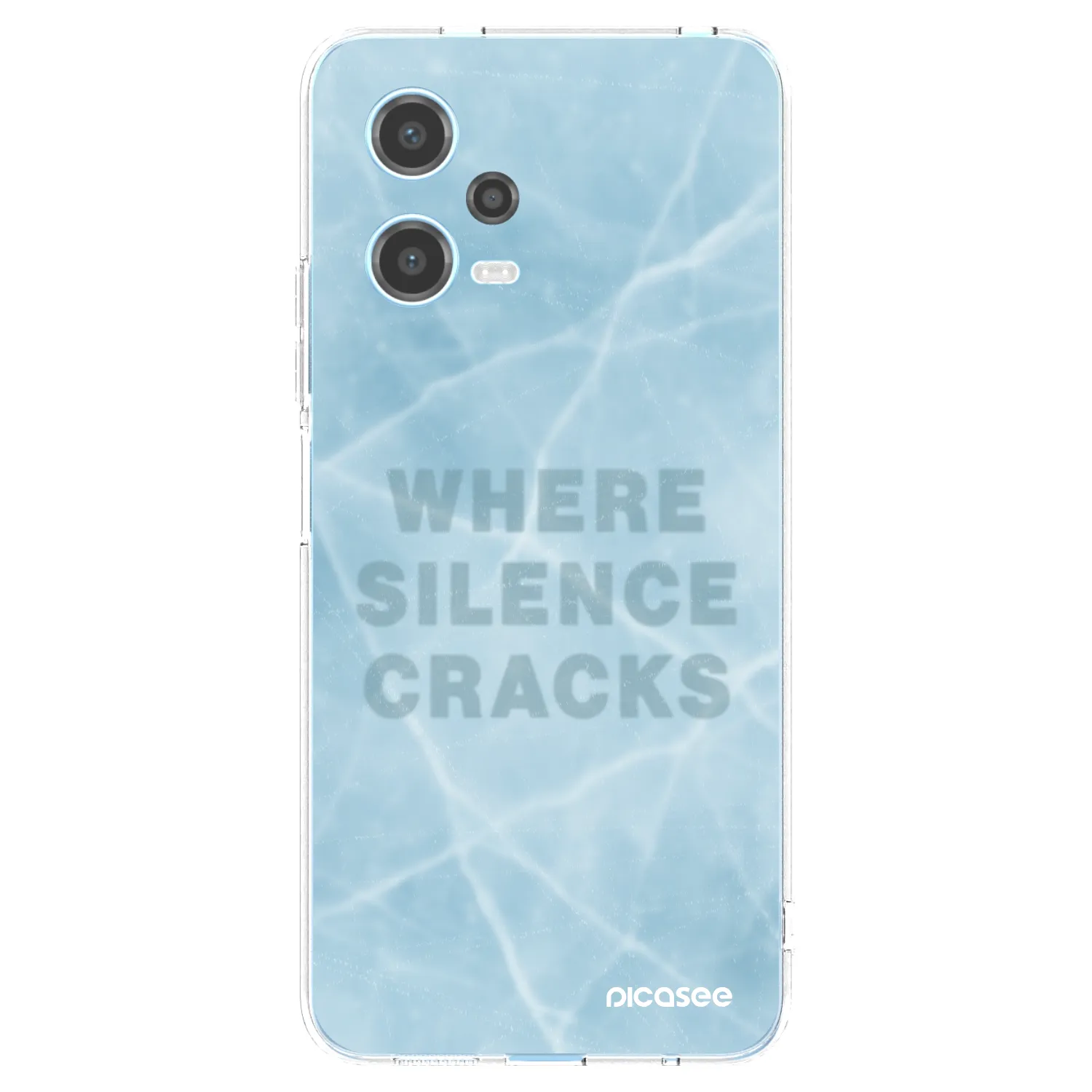 Picasee Xiaomi Redmi Note 12 5G Hülle - Transparentes Silikon - SILENCE