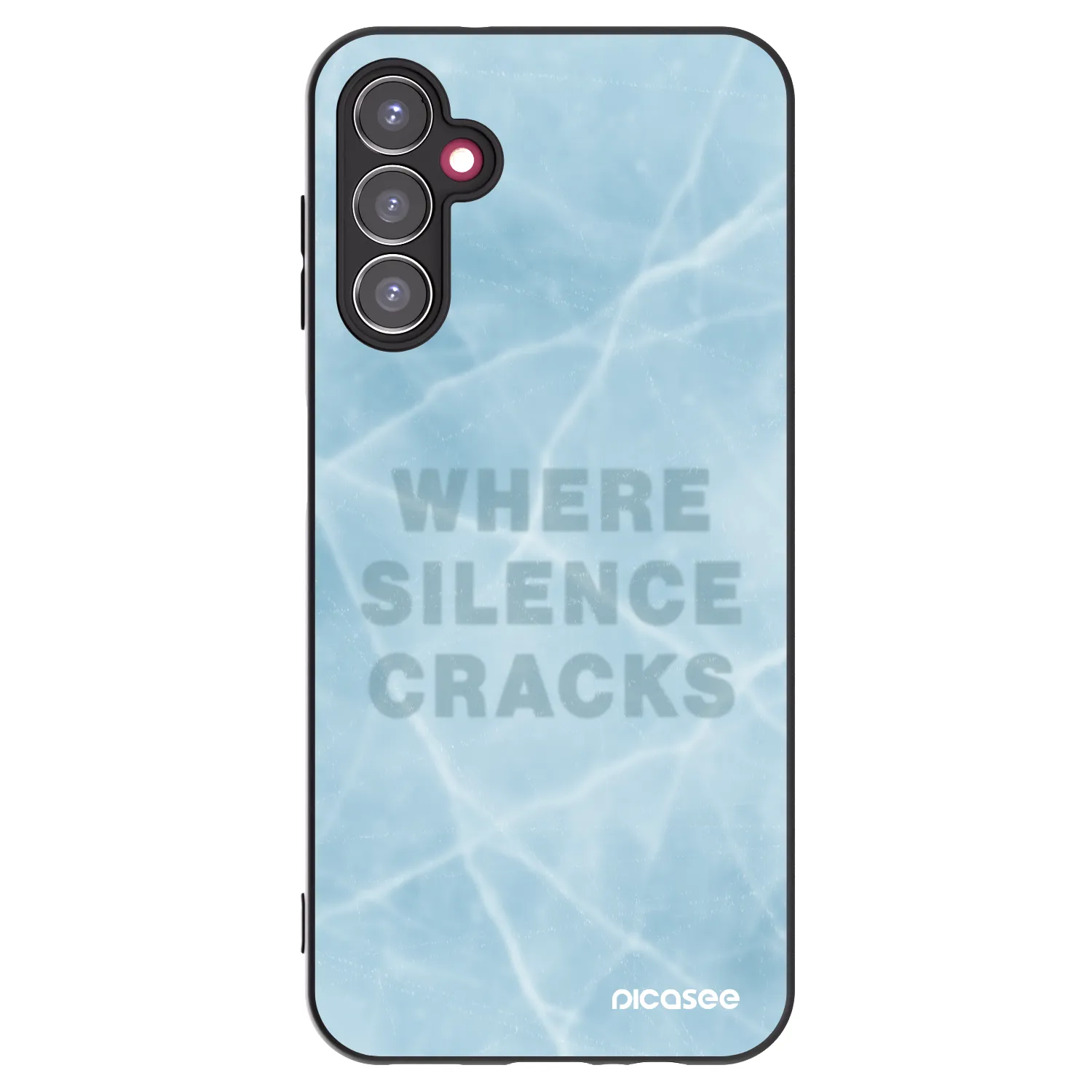 Picasee Samsung Galaxy A14 4G A145R Hülle - Schwarzes Silikon - SILENCE