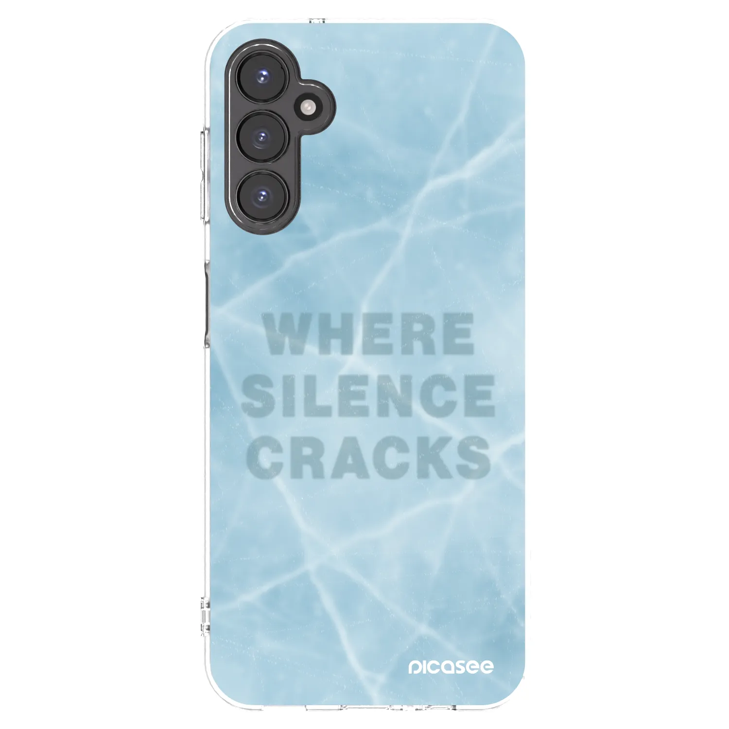 Picasee Samsung Galaxy A14 5G A146P Hülle - Transparentes Silikon - SILENCE