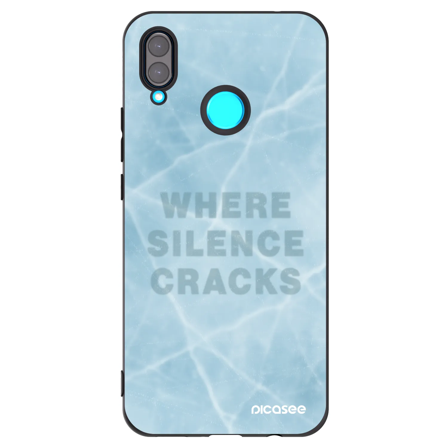 Picasee Huawei Nova 3i Hülle - Schwarzes Silikon - SILENCE