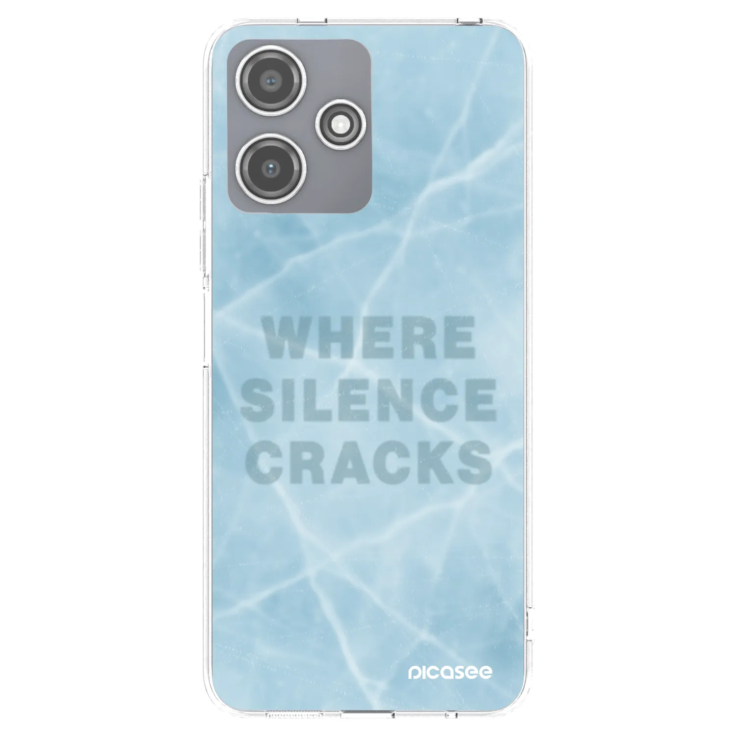 Picasee Xiaomi Redmi 12 5G Hülle - Transparentes Silikon - SILENCE