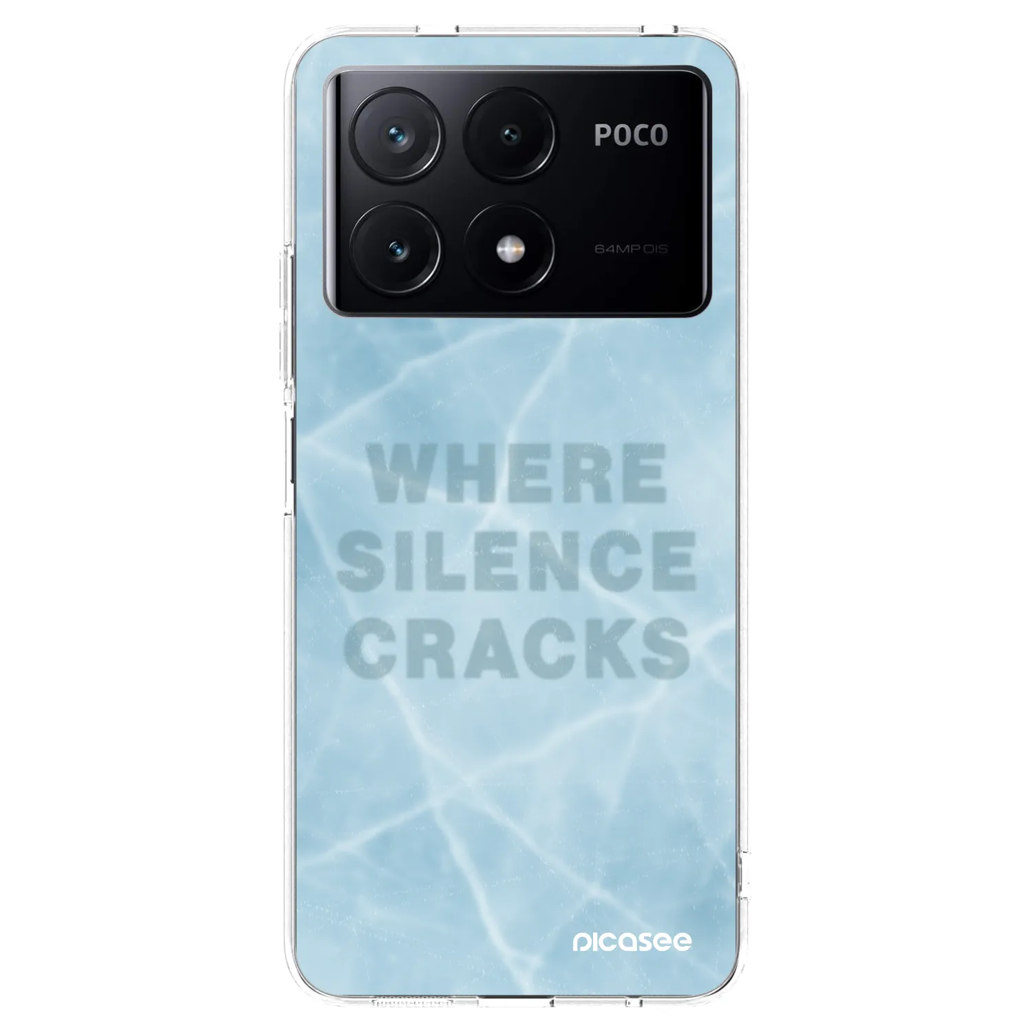 Picasee Xiaomi Poco X6 Pro Hülle - Transparentes Silikon - SILENCE