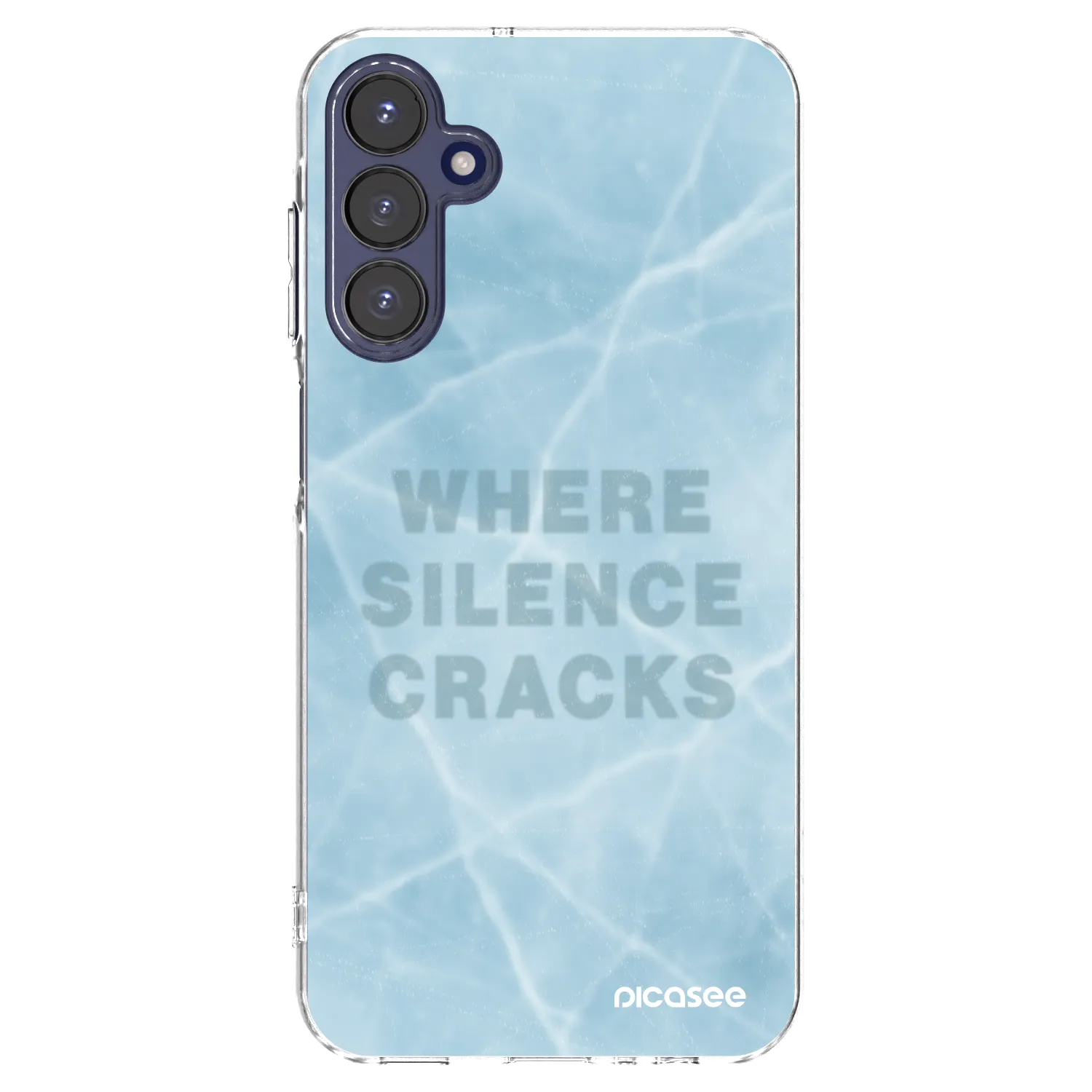 Picasee Samsung Galaxy A15 A155F 4G Hülle - Transparentes Silikon - SILENCE