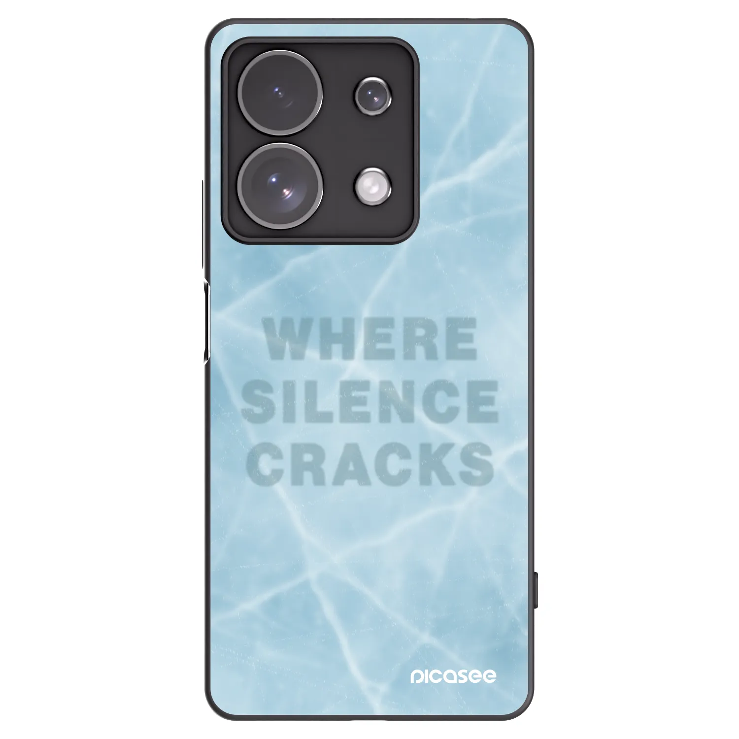 Picasee Xiaomi Redmi Note 13 Pro 4G Hülle - Schwarzes Silikon - SILENCE