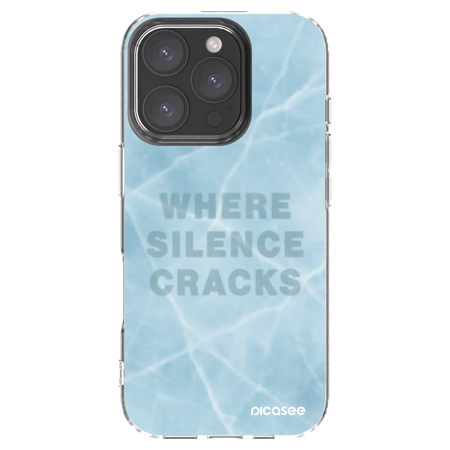 Picasee Apple iPhone 16 Pro Hülle - Transparentes Silikon - SILENCE
