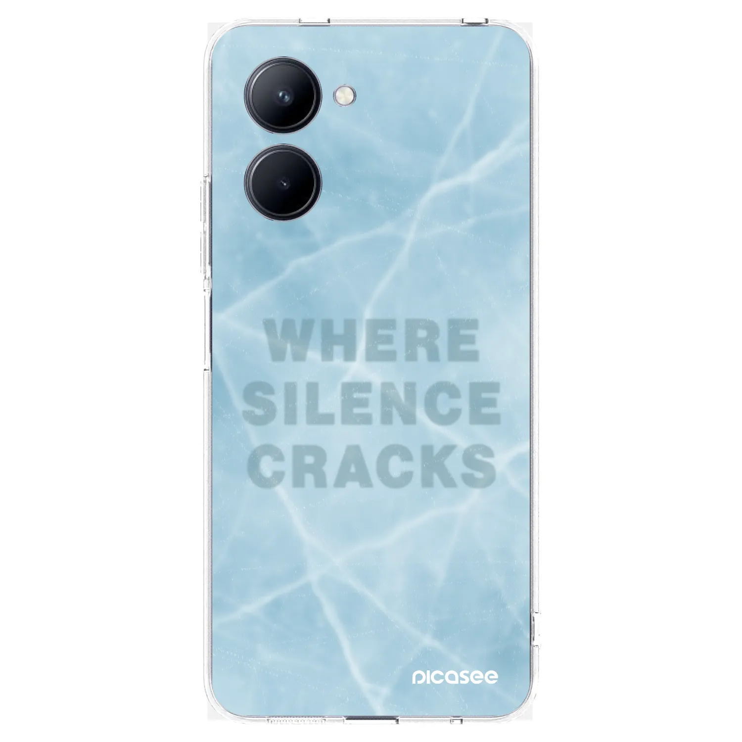 Picasee Realme C33 (2023) Hülle - Transparentes Silikon - SILENCE