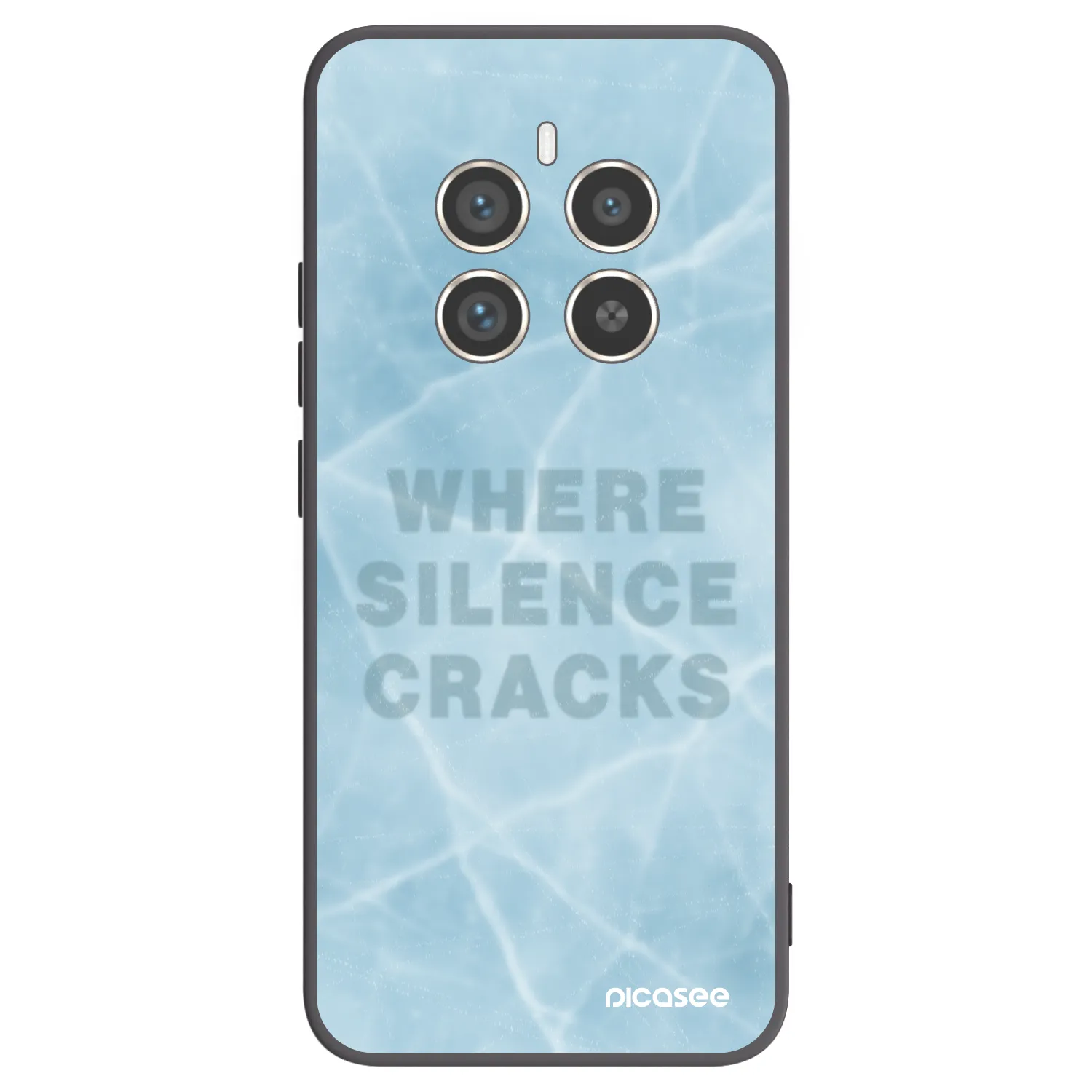 Picasee Realme 12 Pro 5G Hülle - Schwarzes Silikon - SILENCE