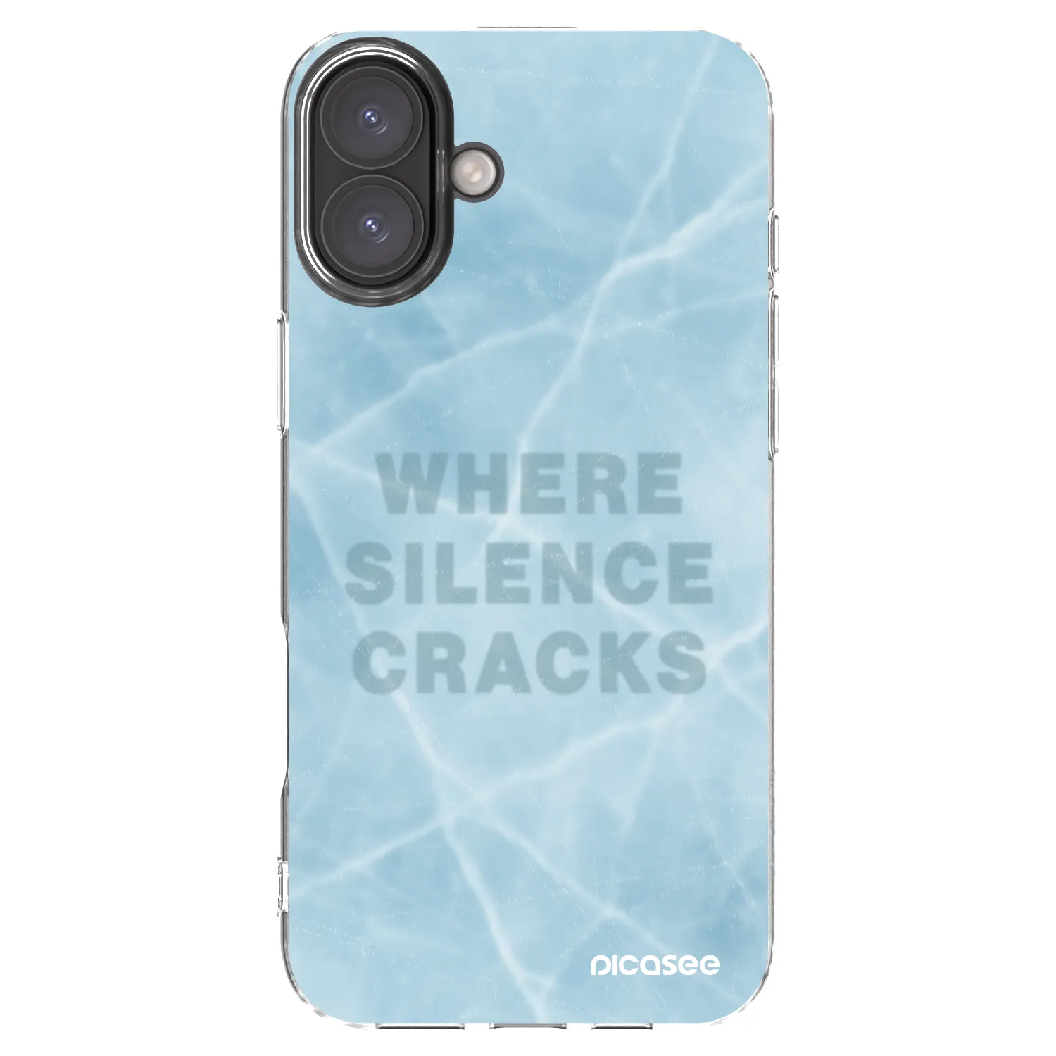 Picasee Apple iPhone 16 Plus Hülle - Transparentes Silikon - SILENCE