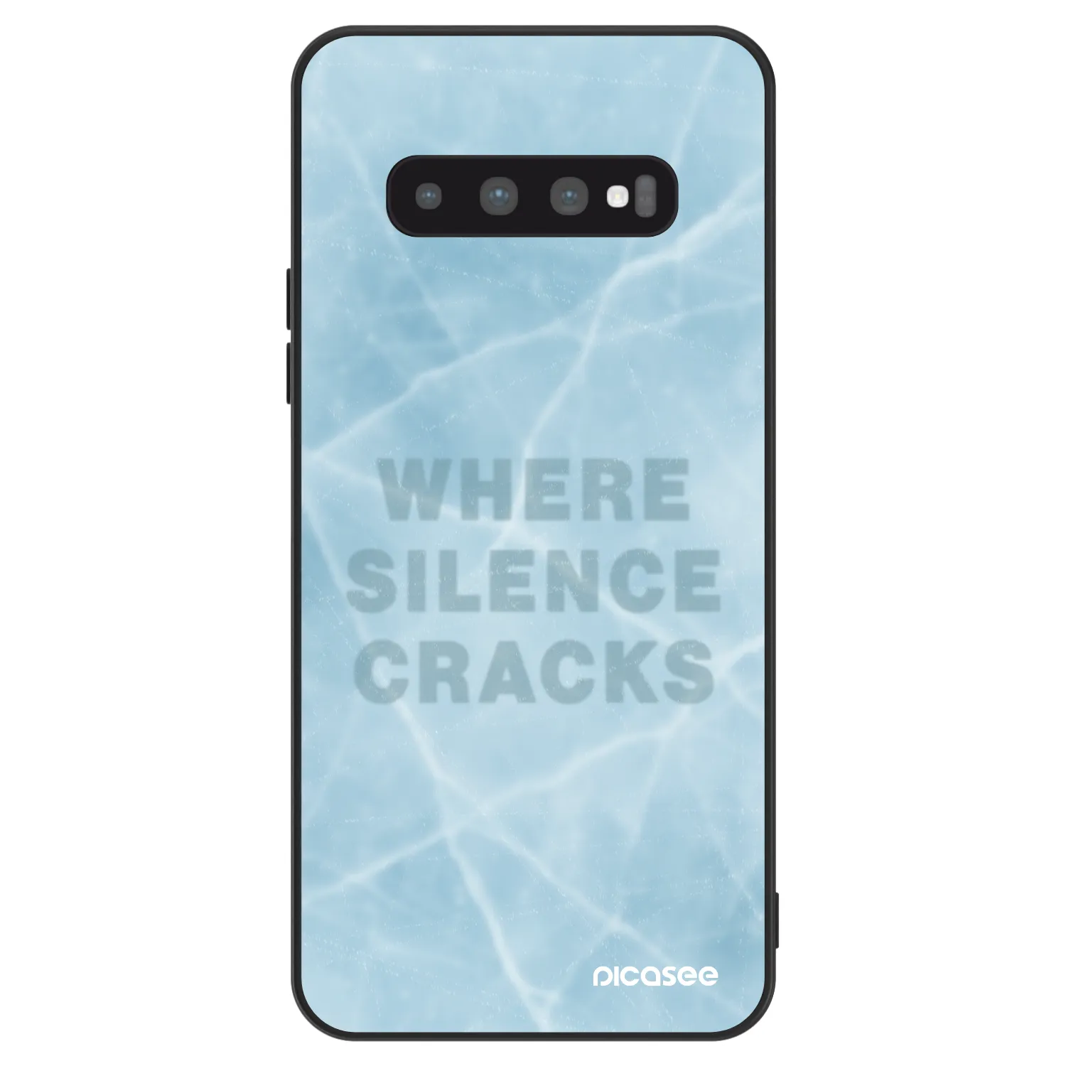 Picasee ULTIMATE CASE für Samsung Galaxy S10 Plus G975 - SILENCE