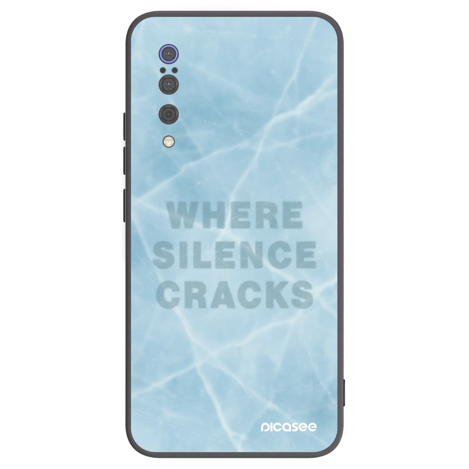 Picasee Xiaomi Mi 9 Hülle - Schwarzes Silikon - SILENCE