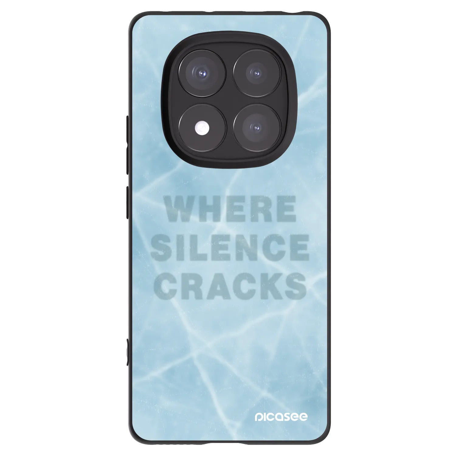 Picasee Xiaomi Redmi Note 14 Pro 5G Hülle - Schwarzes Silikon - SILENCE