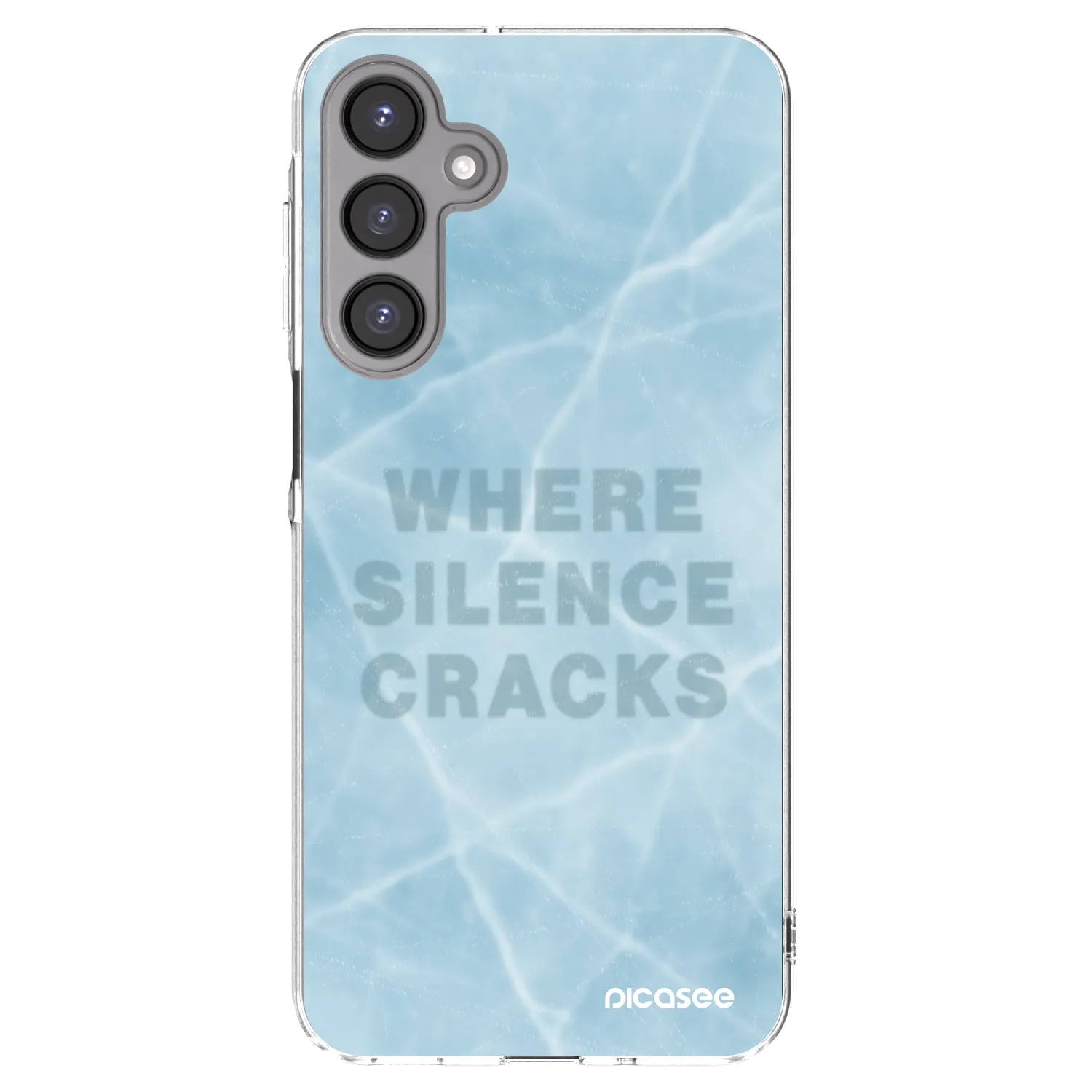 Picasee Samsung Galaxy A16 5G Hülle - Transparentes Silikon - SILENCE