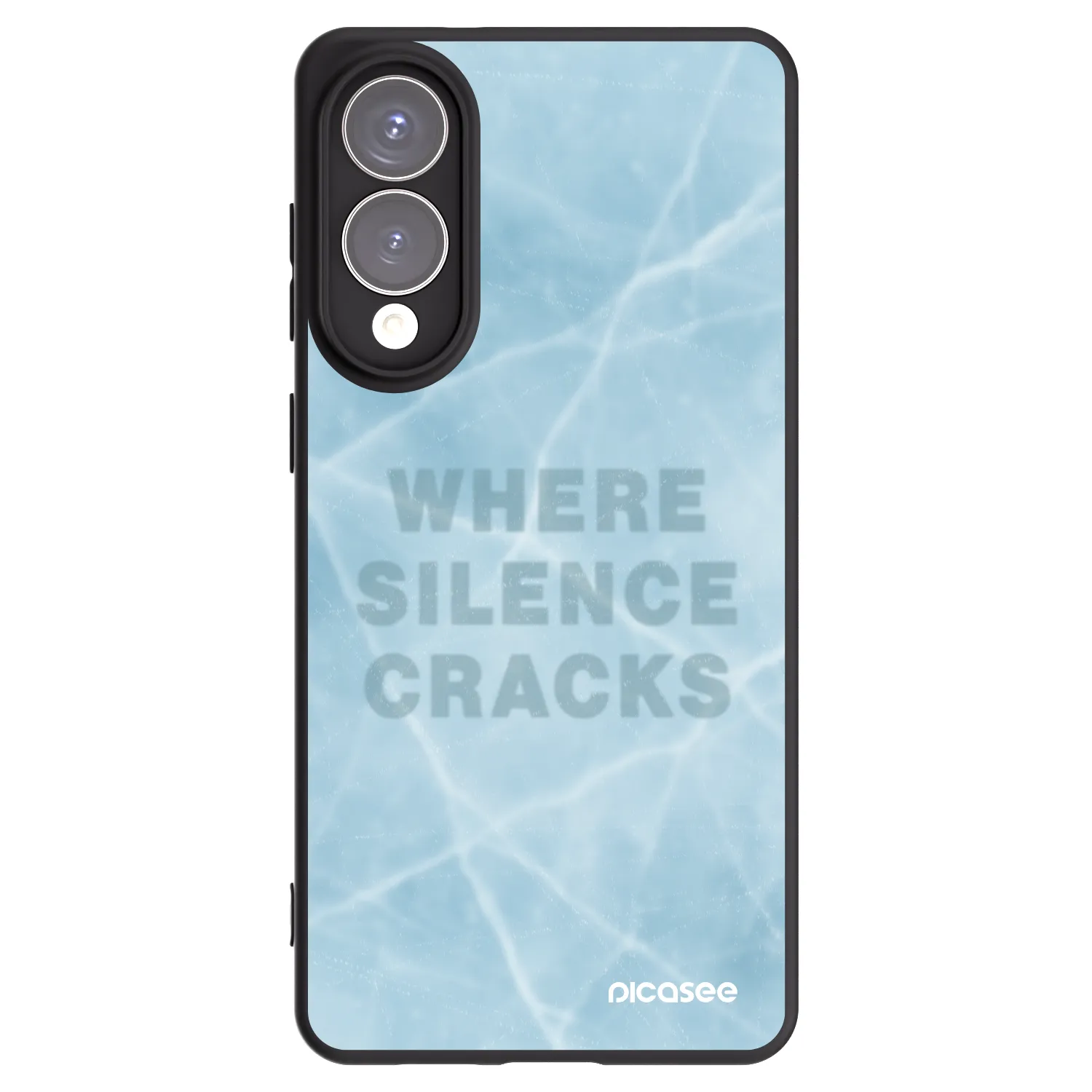 Picasee Samsung Galaxy S25 Edge 5G Hülle - Schwarzes Silikon - SILENCE