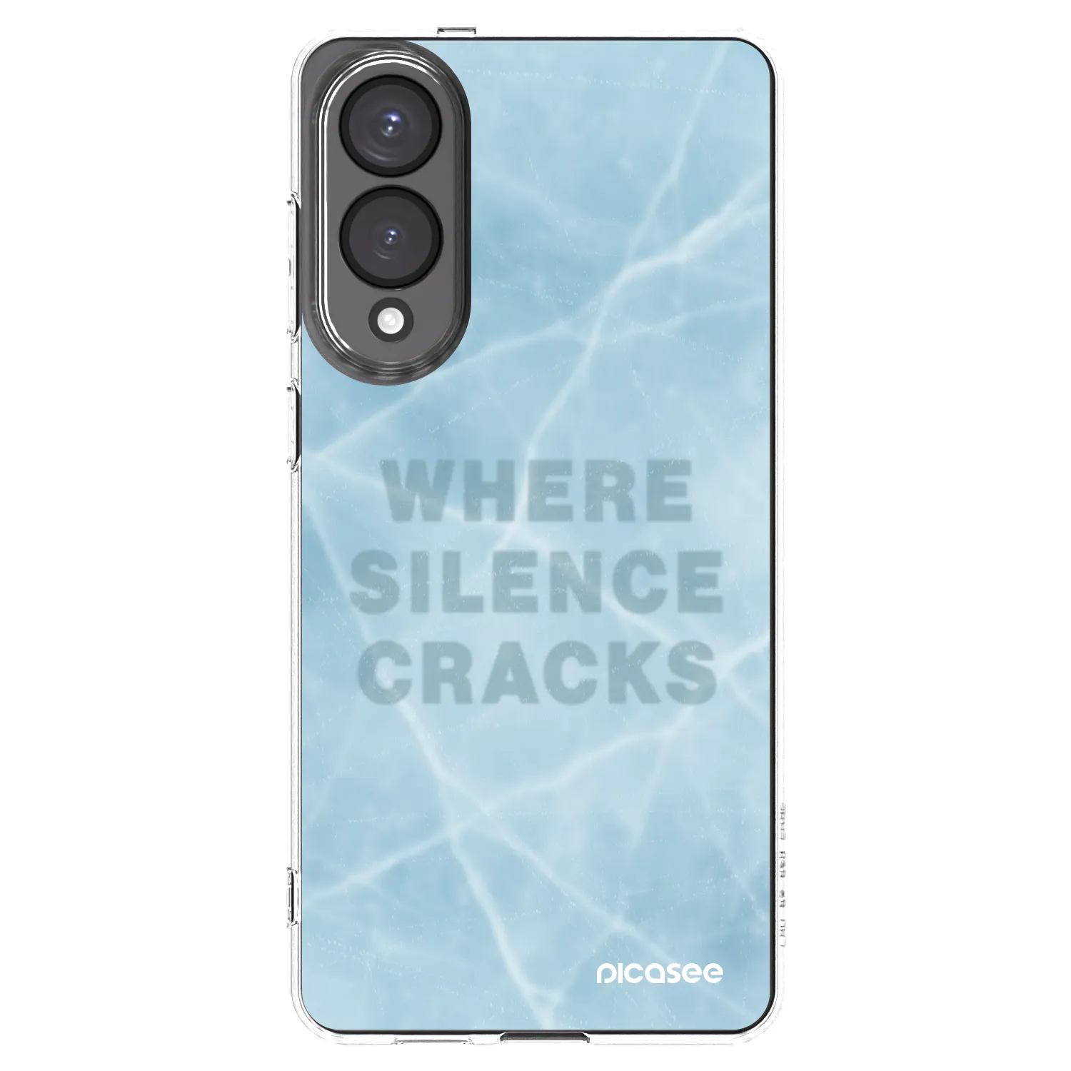 Picasee Samsung Galaxy S25 Edge 5G Hülle - Transparentes Silikon - SILENCE