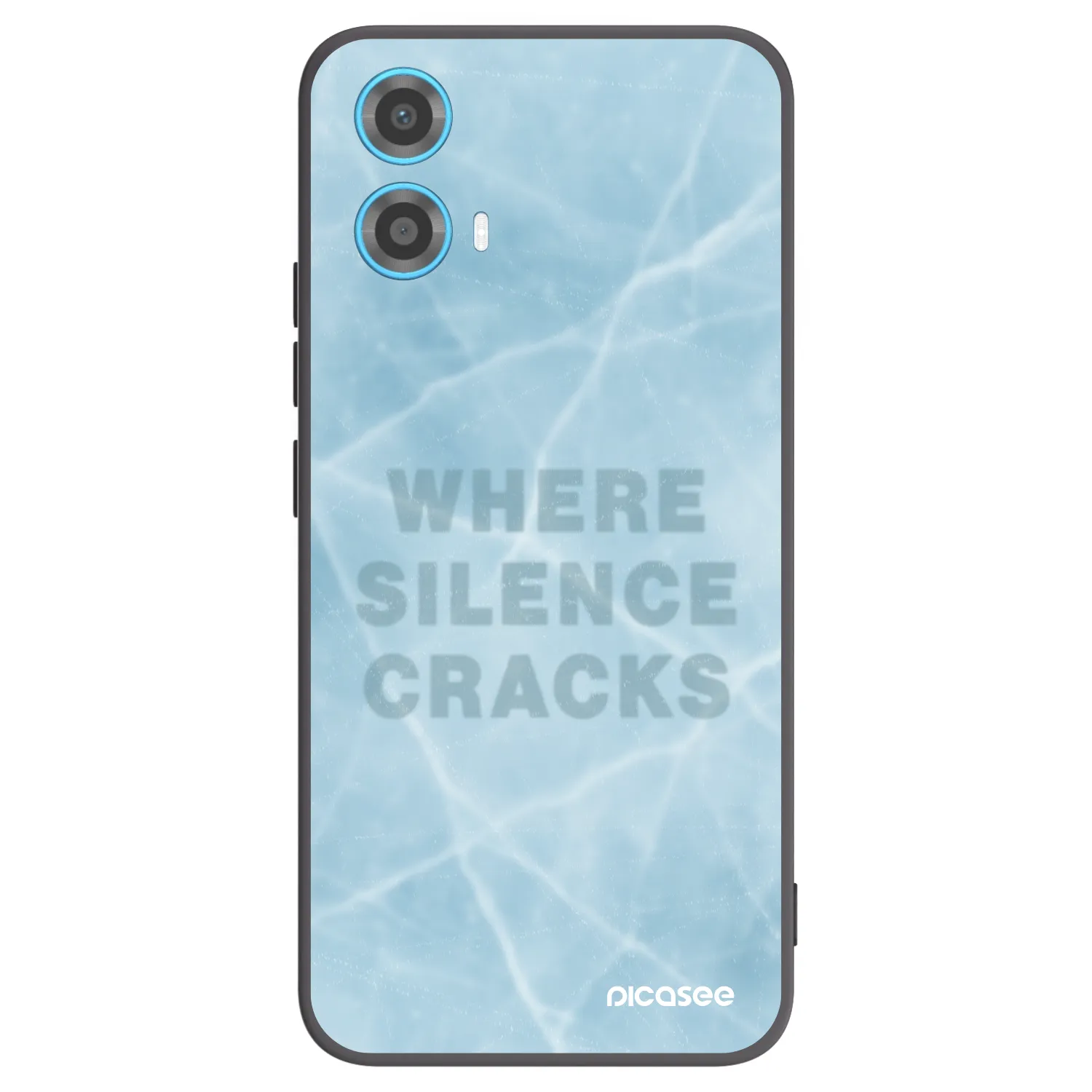 Picasee Motorola Moto G34 5G Hülle - Schwarzes Silikon - SILENCE