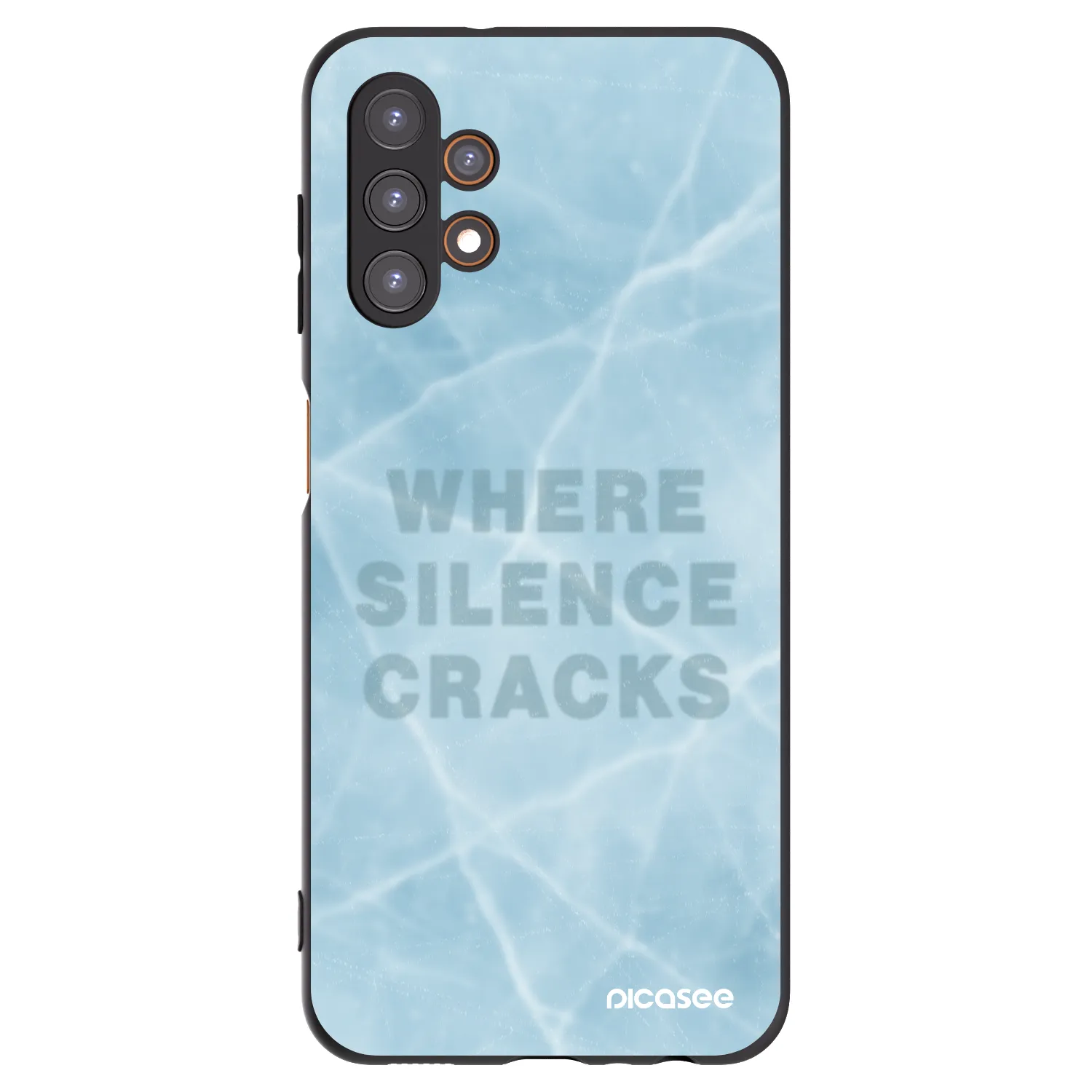 Picasee Samsung Galaxy A13 5G Hülle - Schwarzes Silikon - SILENCE