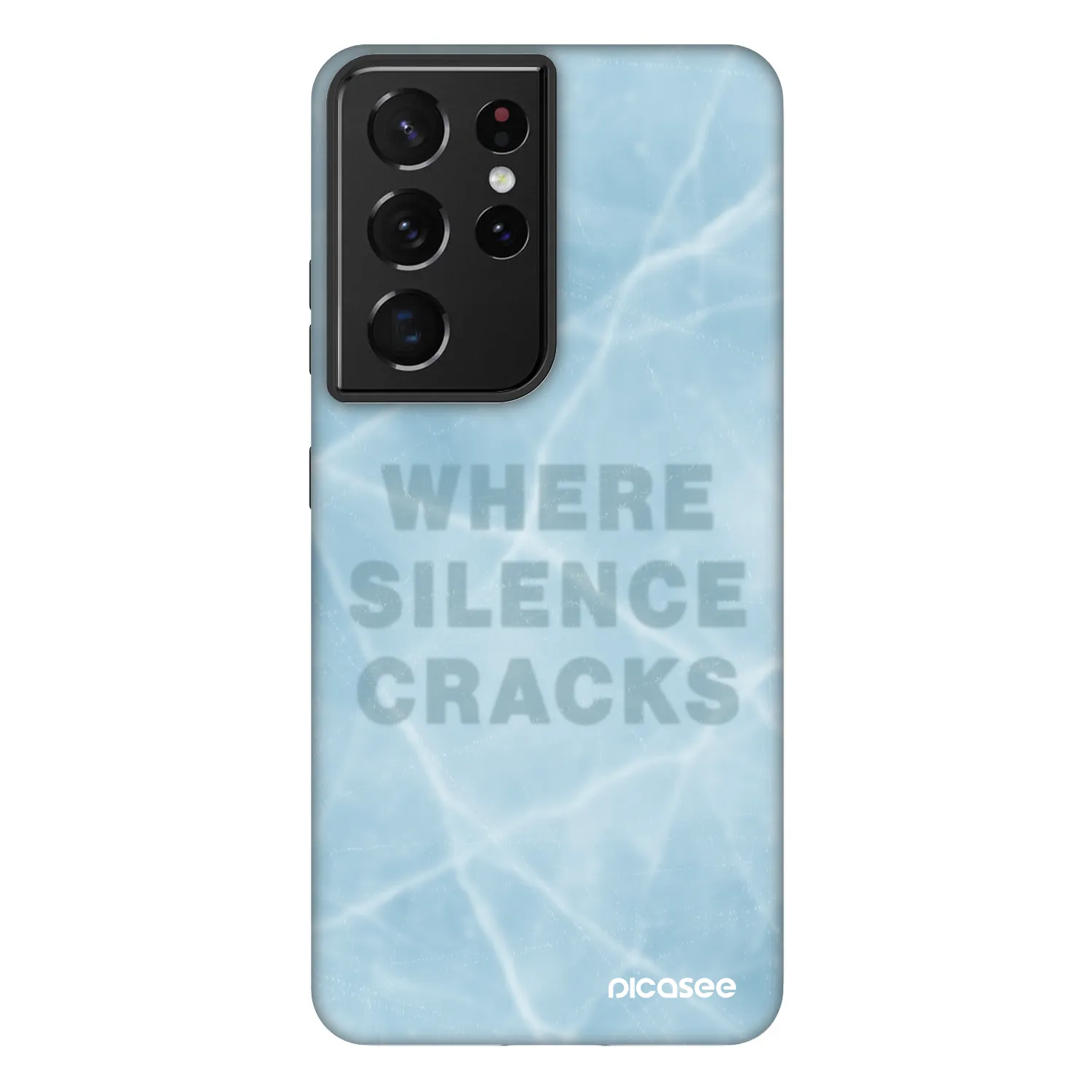 Picasee Fashion Case für Samsung Galaxy S21 Ultra 5G G998B - SILENCE