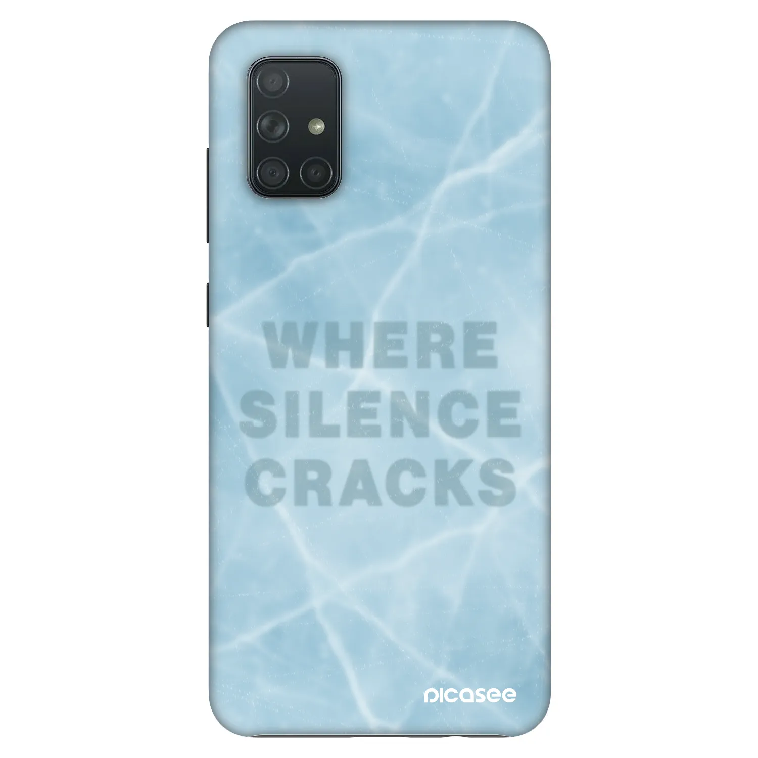 Picasee Fashion Case für Samsung Galaxy A71 A715F - SILENCE