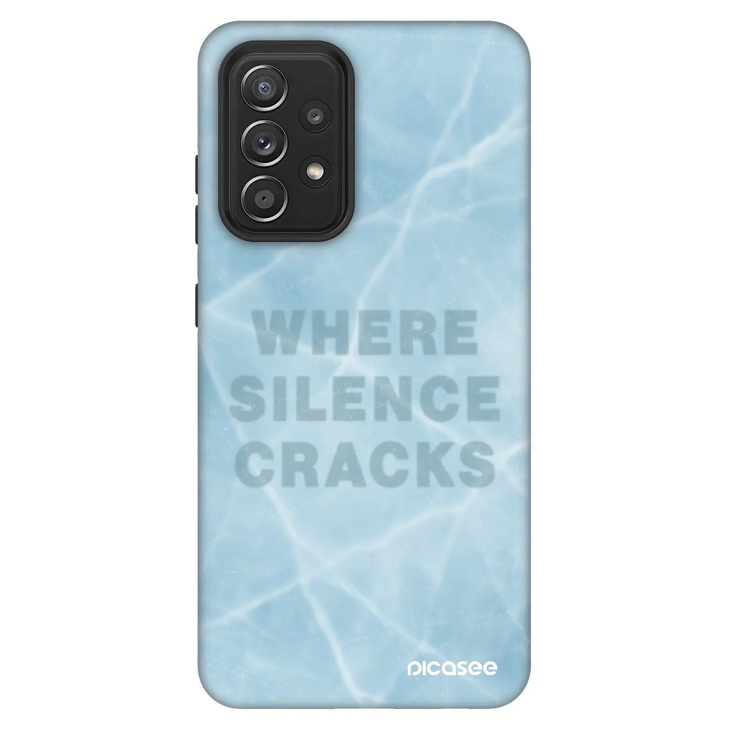 Picasee Fashion Case für Samsung Galaxy A52 5G A525F - SILENCE