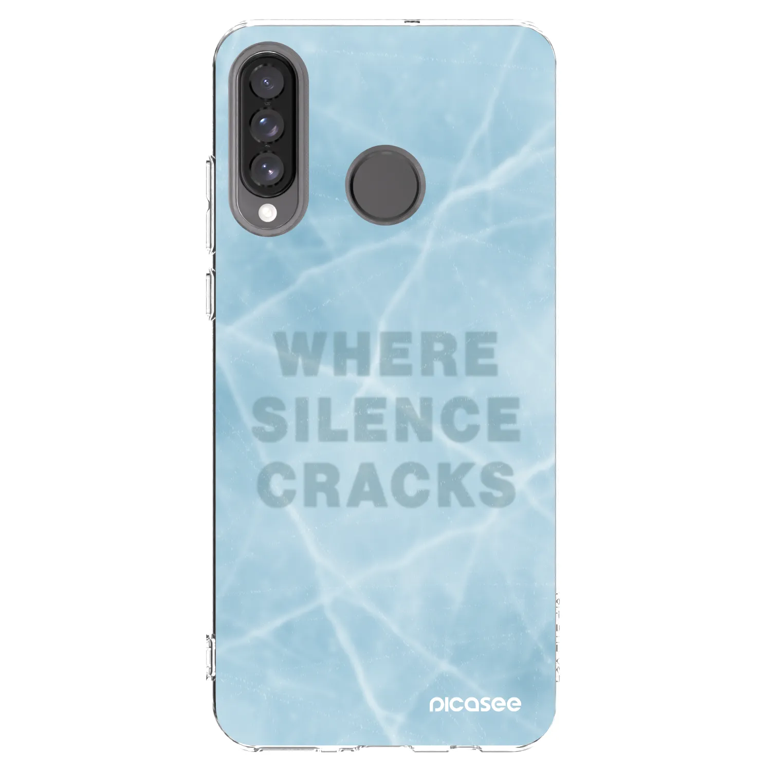 Picasee Huawei P30 Lite Hülle - Transparentes Silikon - SILENCE