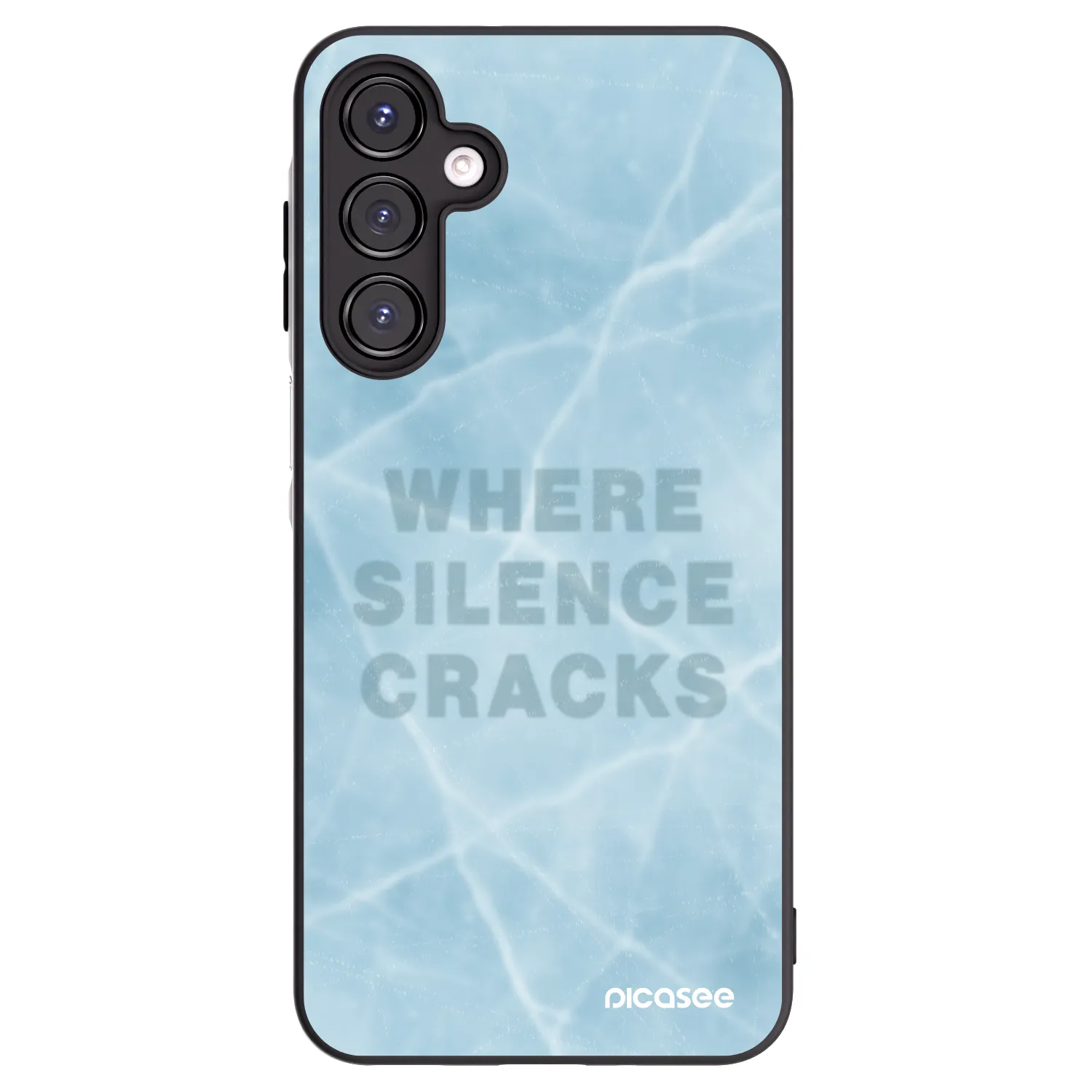 Picasee Samsung Galaxy A16 4G Hülle - Schwarzes Silikon - SILENCE