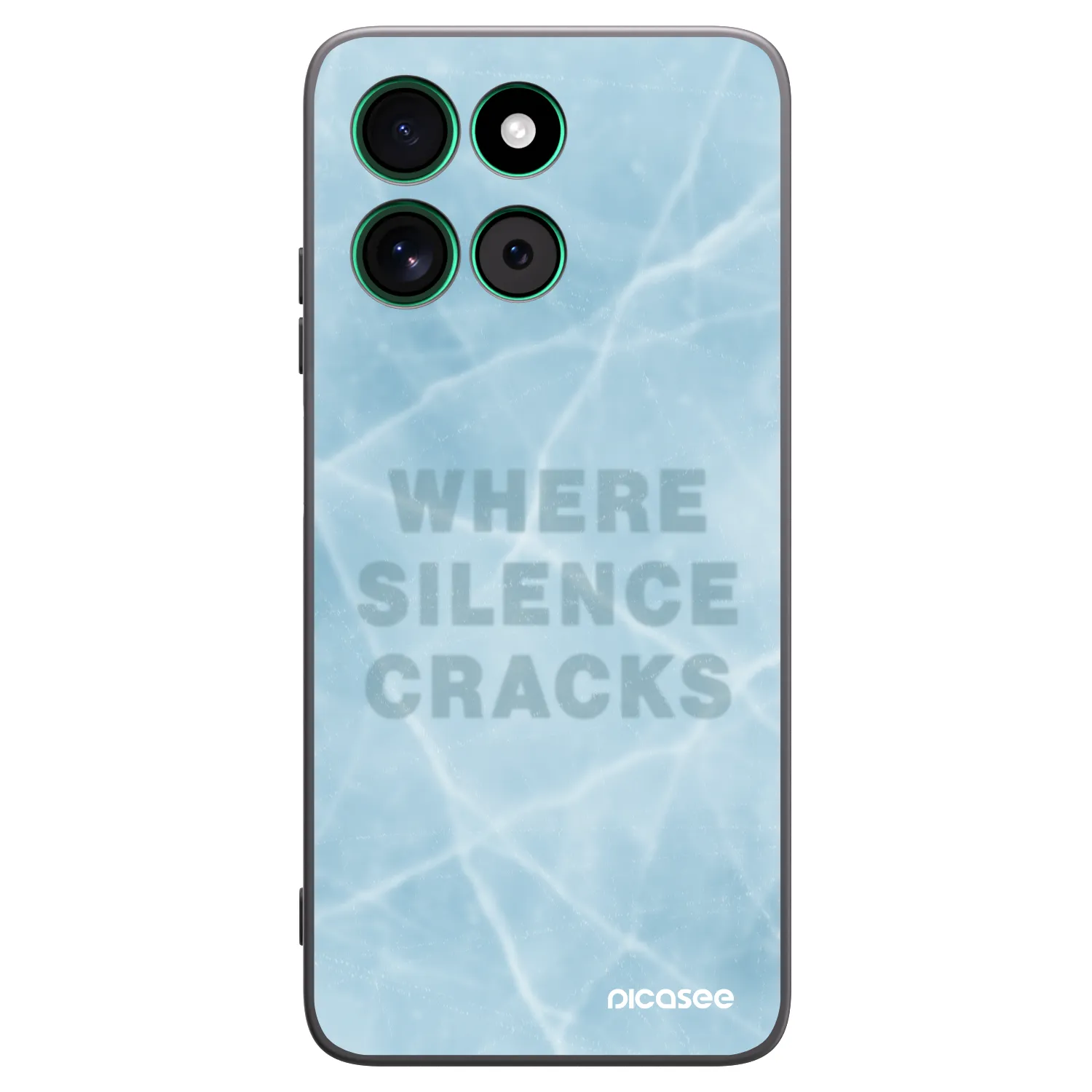 Picasee Motorola Moto G57 Power Hülle - Schwarzes Silikon - SILENCE