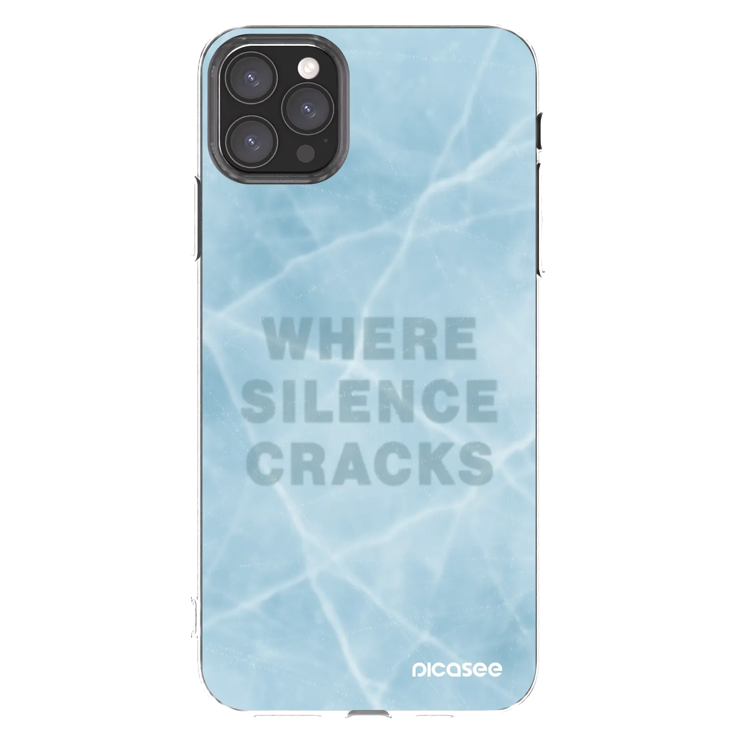 Picasee Apple iPhone 11 Pro Max Hülle - Transparentes Silikon - SILENCE