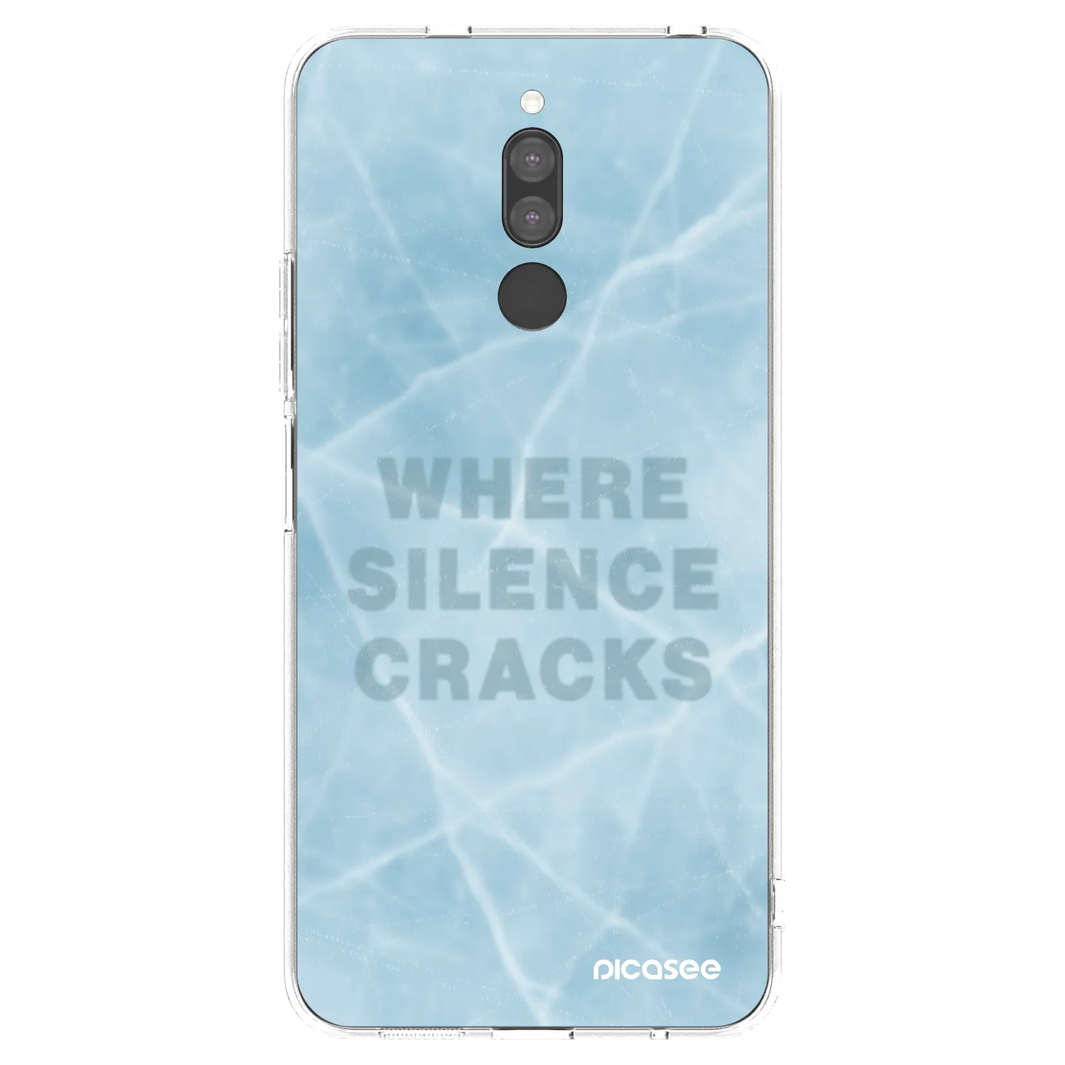 Picasee Xiaomi Redmi 8 Hülle - Transparentes Silikon - SILENCE