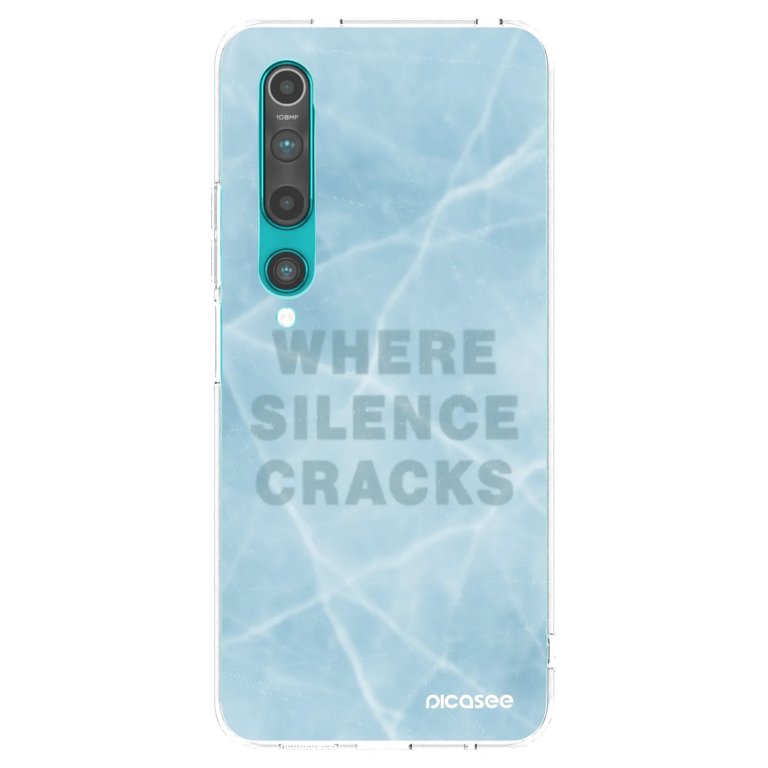 Picasee Xiaomi Mi 10 Hülle - Transparentes Silikon - SILENCE