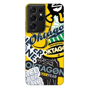 Hülle für Samsung Galaxy S21 Ultra 5G G998B - OKTAGON - Logo Archive