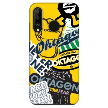 Hülle für Huawei P30 Lite - OKTAGON - Logo Archive