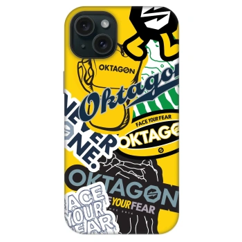 Hülle für Apple iPhone 14 Plus - OKTAGON - Logo Archive