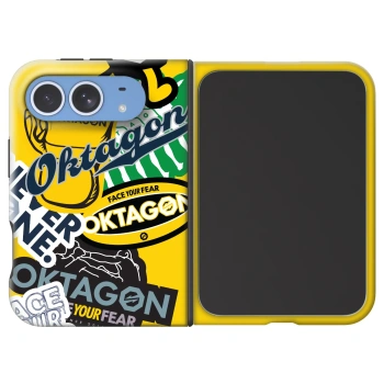 Hülle für Apple iPhone Duo - OKTAGON - Logo Archive
