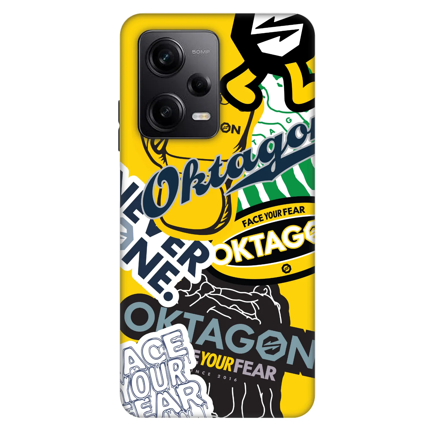 Picasee Fashion Case für Xiaomi Redmi Note 12 Pro 5G - OKTAGON - Logo Archive