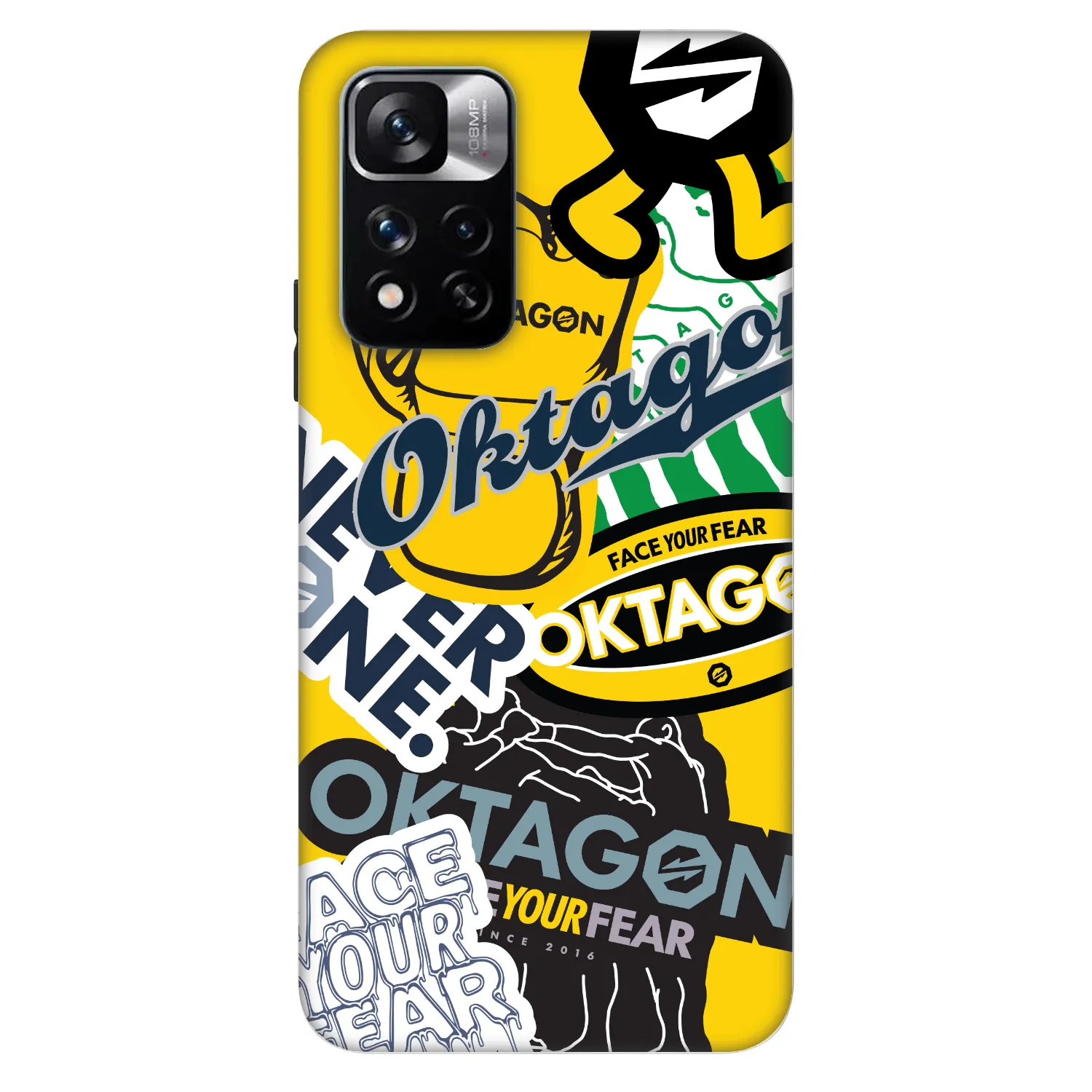 Picasee Fashion Case für Xiaomi Redmi Note 11 Pro - OKTAGON - Logo Archive