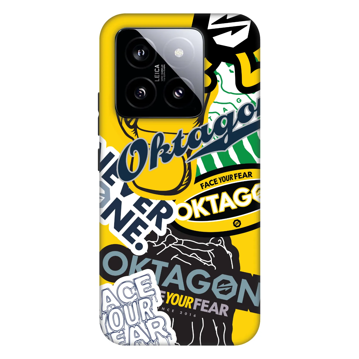 Picasee Fashion Case für Xiaomi 14 - OKTAGON - Logo Archive