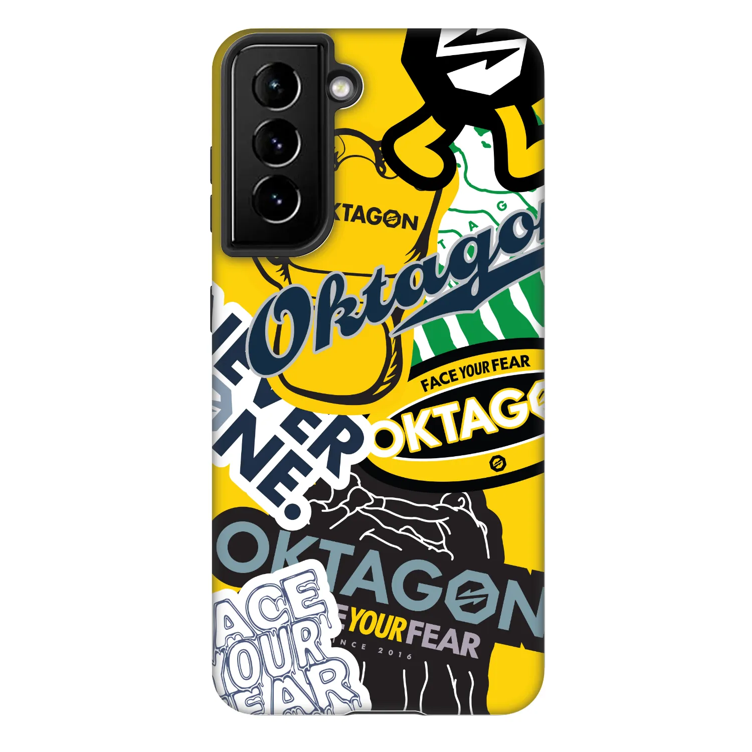 Picasee Fashion Case für Samsung Galaxy S21 FE 5G - OKTAGON - Logo Archive