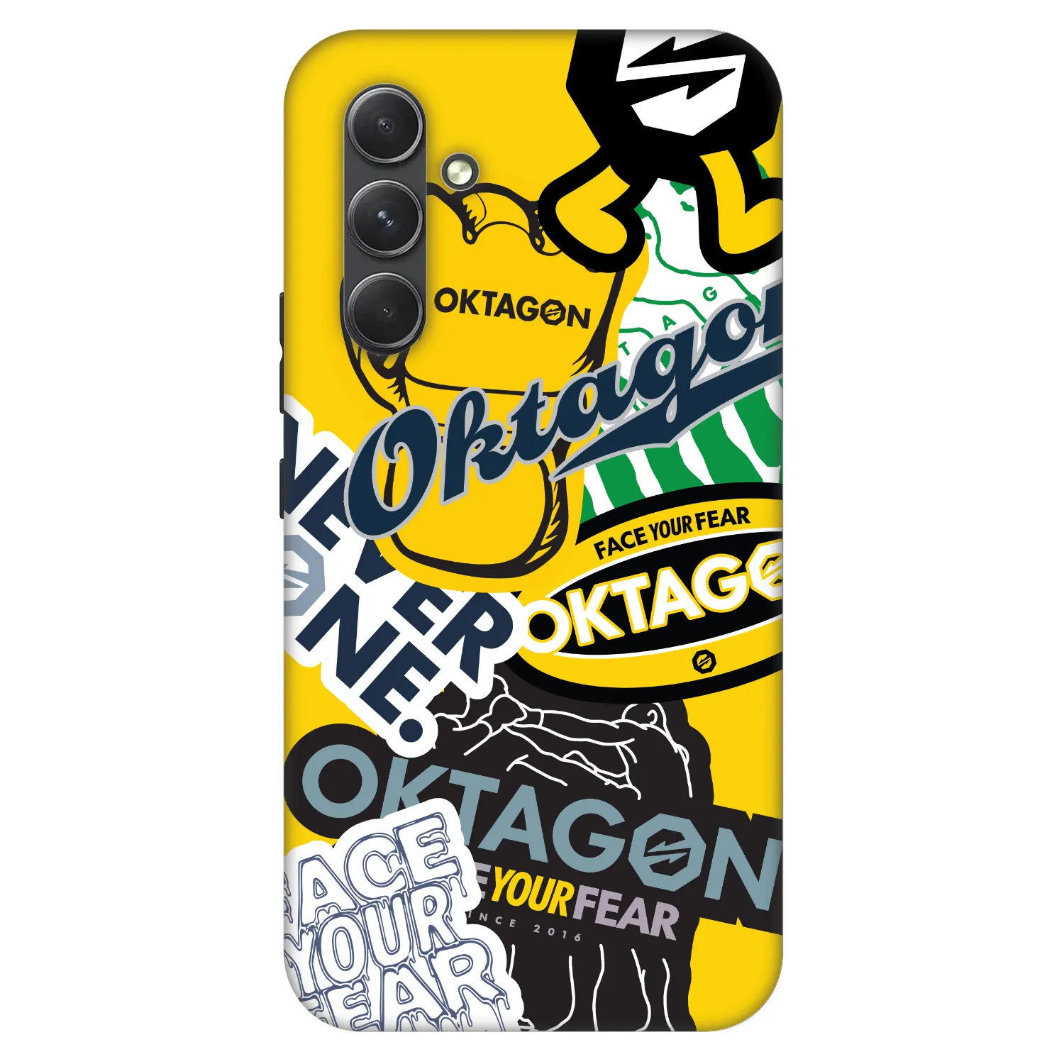 Picasee Fashion Case für Samsung Galaxy A54 5G A546B - OKTAGON - Logo Archive