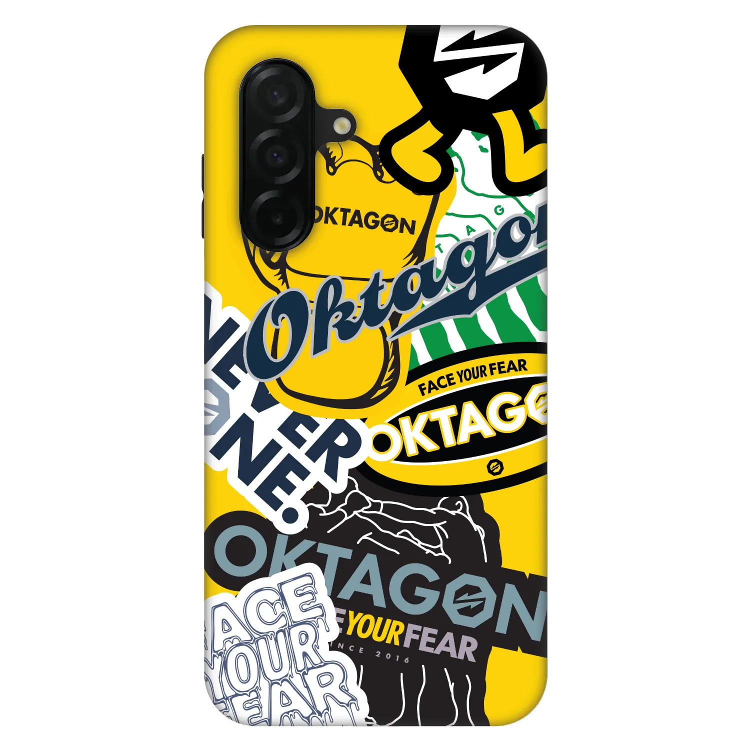 Picasee Fashion Case für Samsung Galaxy A26 5G A266B - OKTAGON - Logo Archive