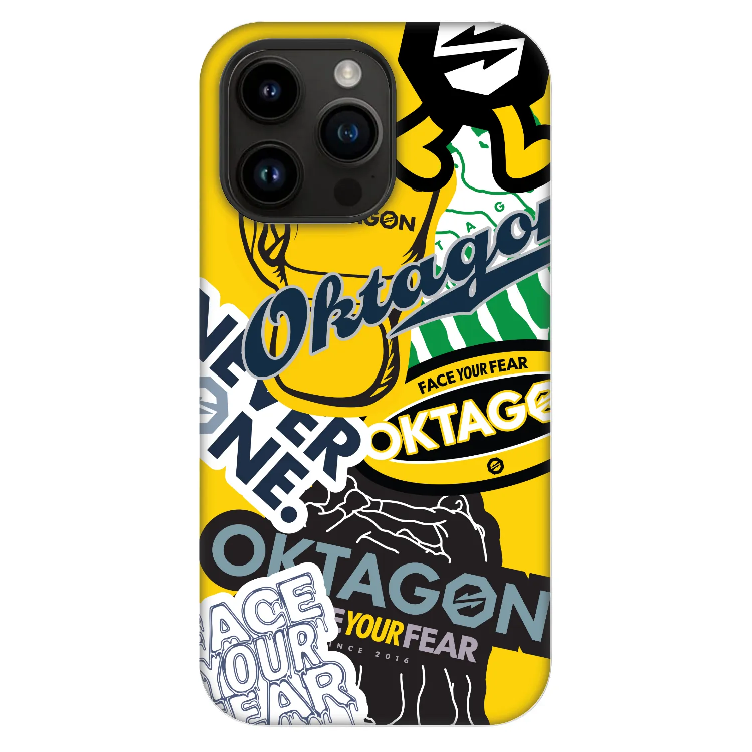 Picasee Fashion Case MagSafe für Apple iPhone 14 Pro Max - OKTAGON - Logo Archive