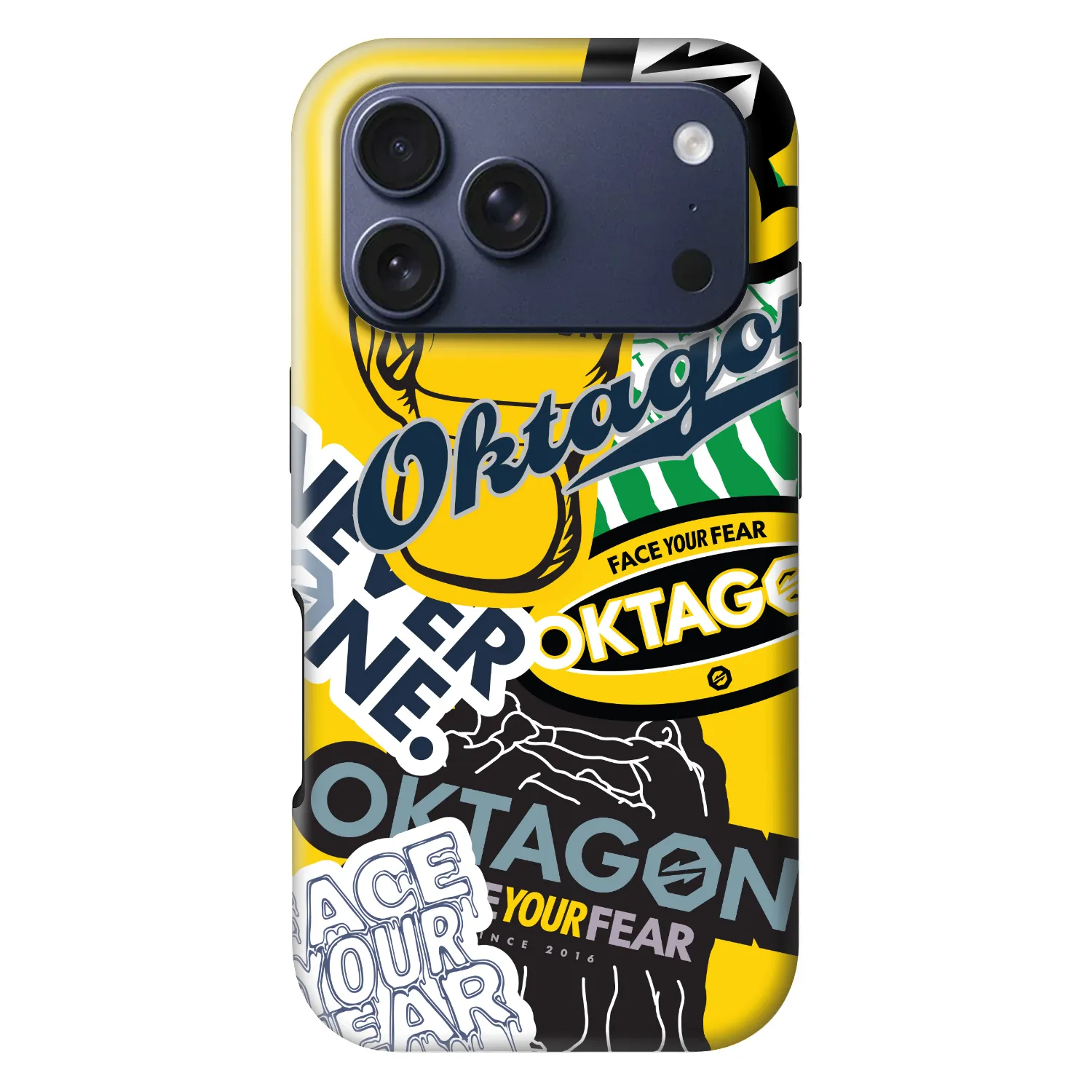 Picasee Fashion Case MagSafe für Apple iPhone 18 Pro - OKTAGON - Logo Archive
