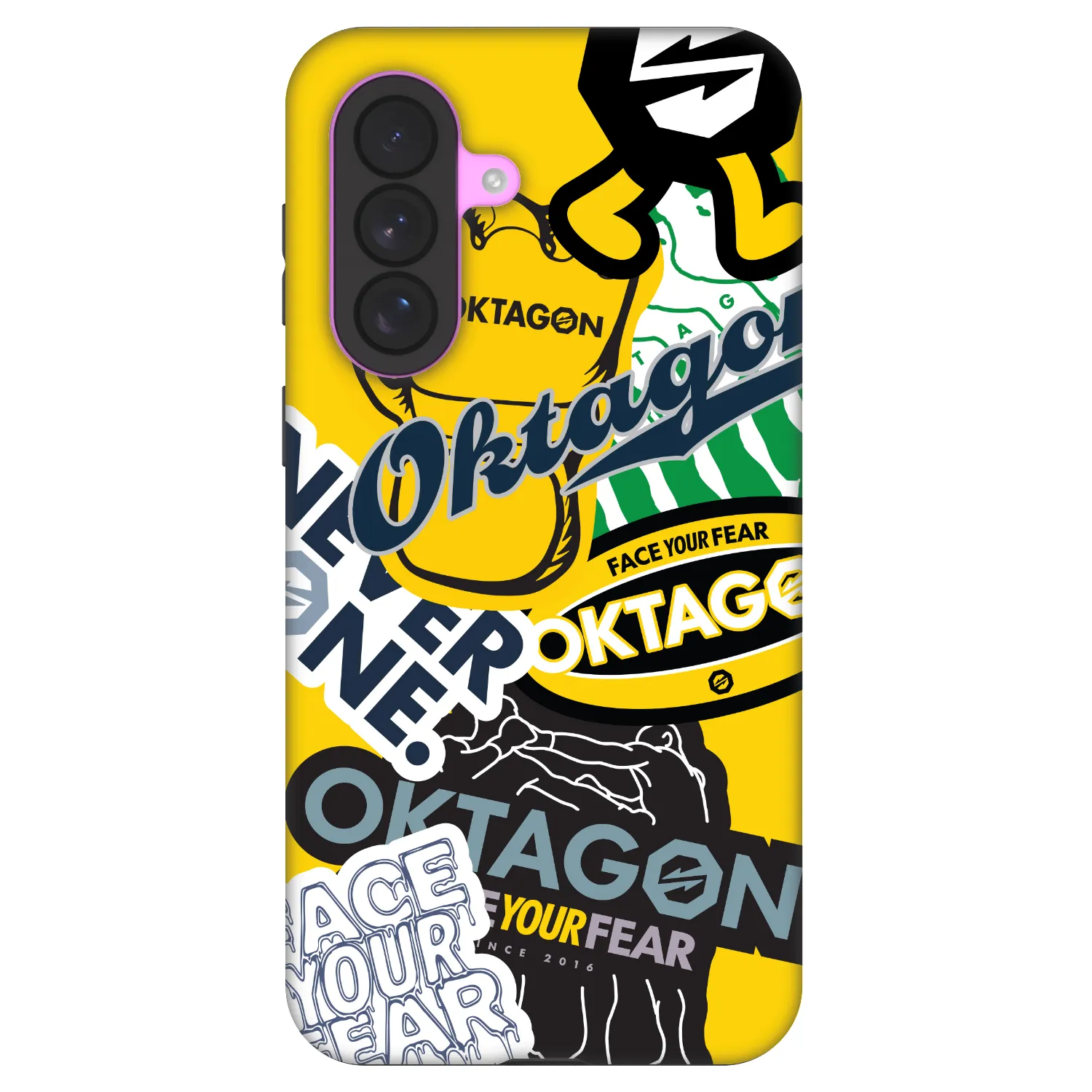 Picasee Fashion Case für Samsung Galaxy A37 - OKTAGON - Logo Archive