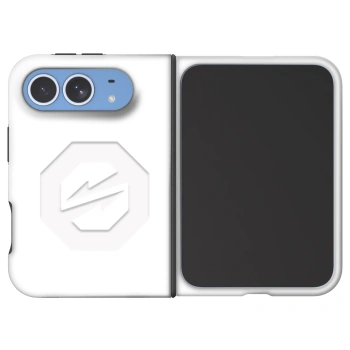 Hülle für Apple iPhone Duo - OKTAGON - Ghost Logo