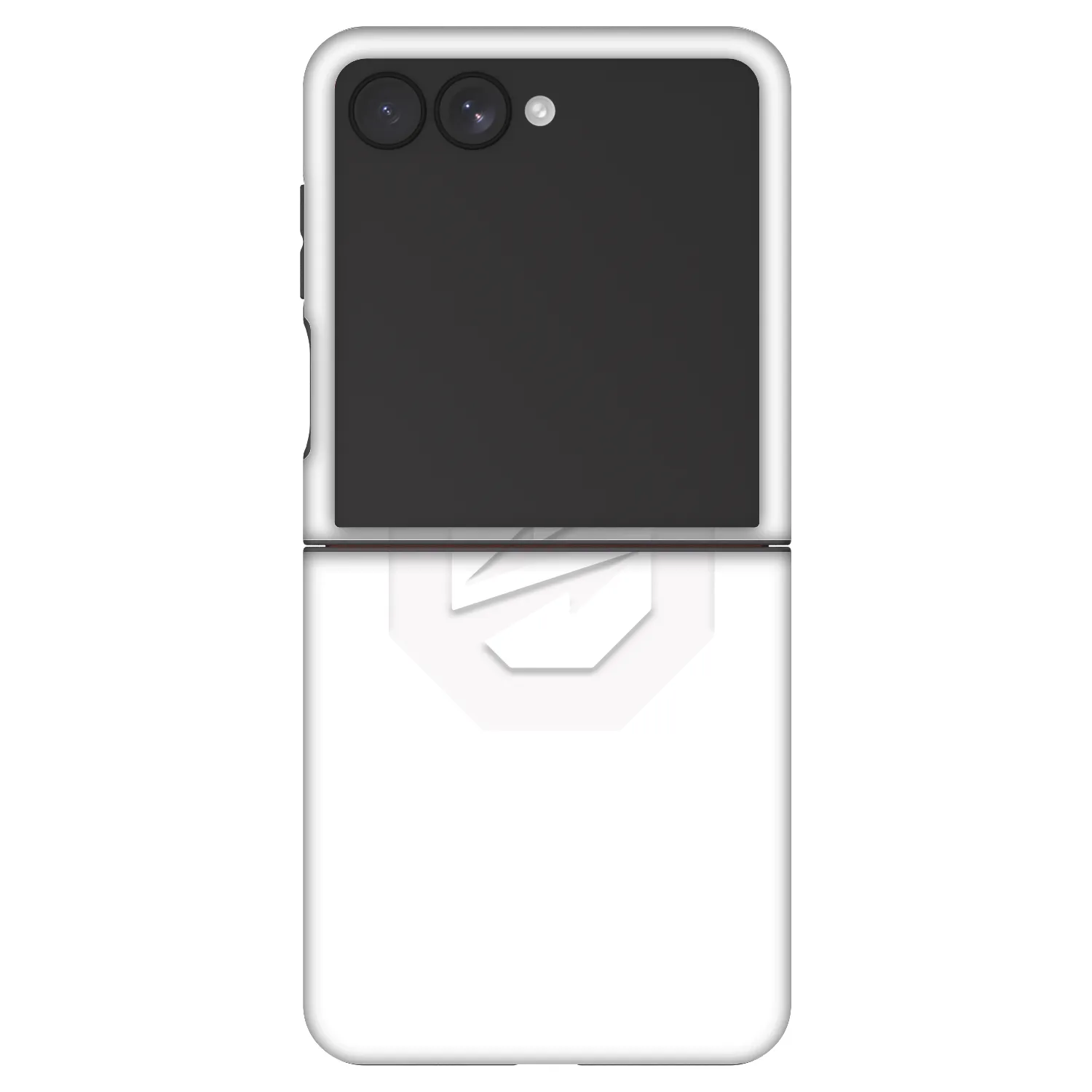 Picasee Fashion Case für Samsung Galaxy Z Flip7 5G - OKTAGON - Ghost Logo