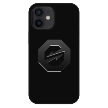 Hülle für Apple iPhone 12 mini - OKTAGON - Stealth Logo