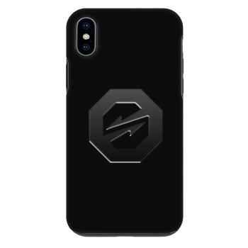 Hülle für Apple iPhone XS Max - OKTAGON - Stealth Logo
