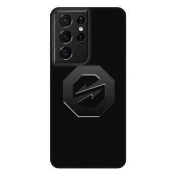 Hülle für Samsung Galaxy S21 Ultra 5G G998B - OKTAGON - Stealth Logo